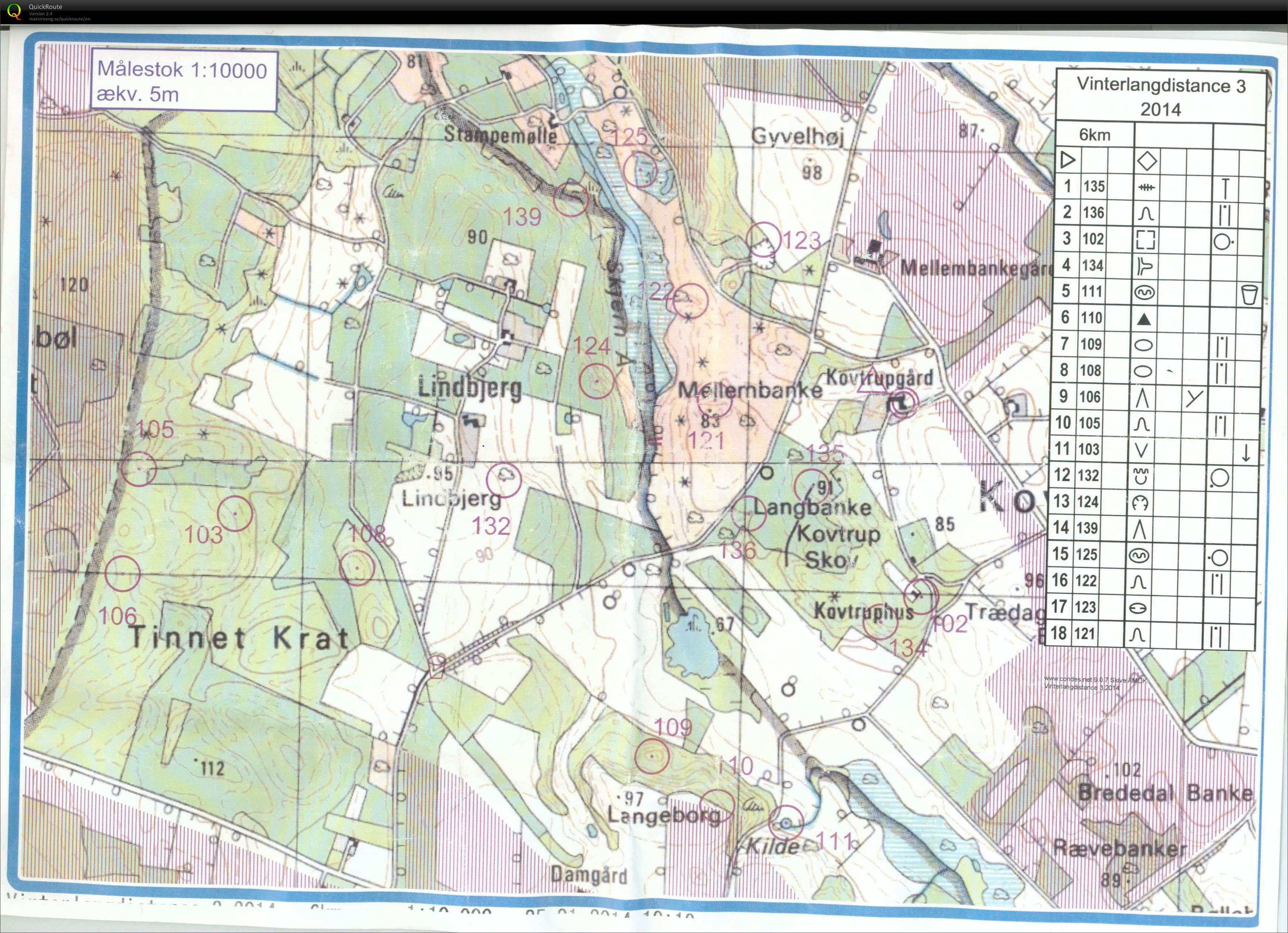 Tinnet Krat, Vinterlang, 6 km, Pia Gade, 260114 (2014-01-26)