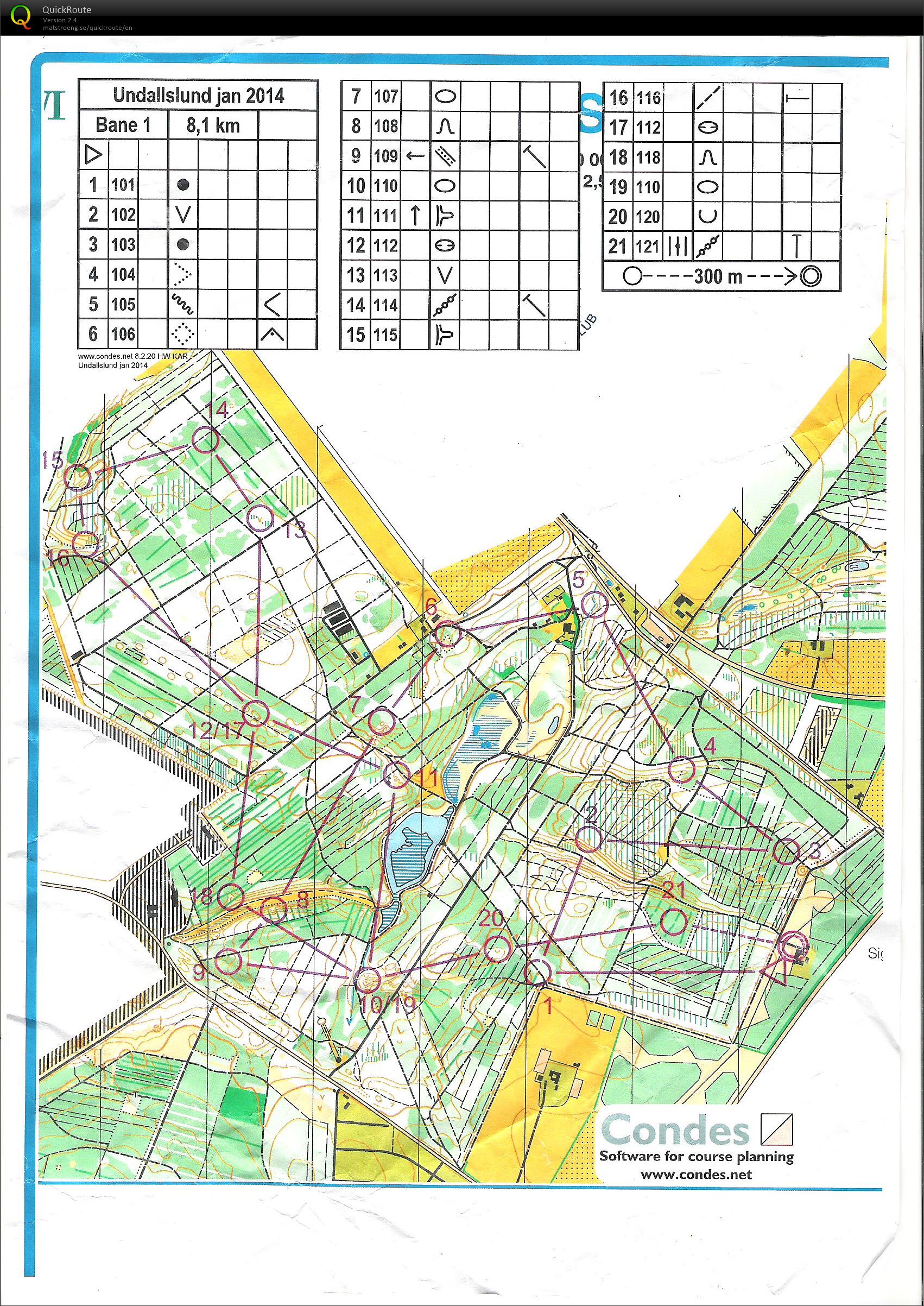 Natløb Undallslund - Bane 1 (28/01/2014)