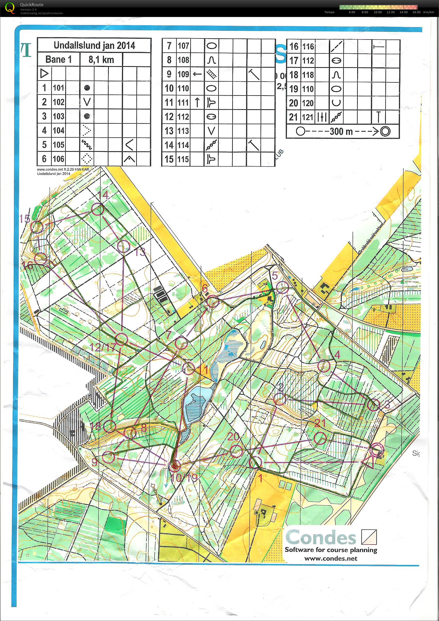 Natløb Undallslund - Bane 1 (2014-01-28)