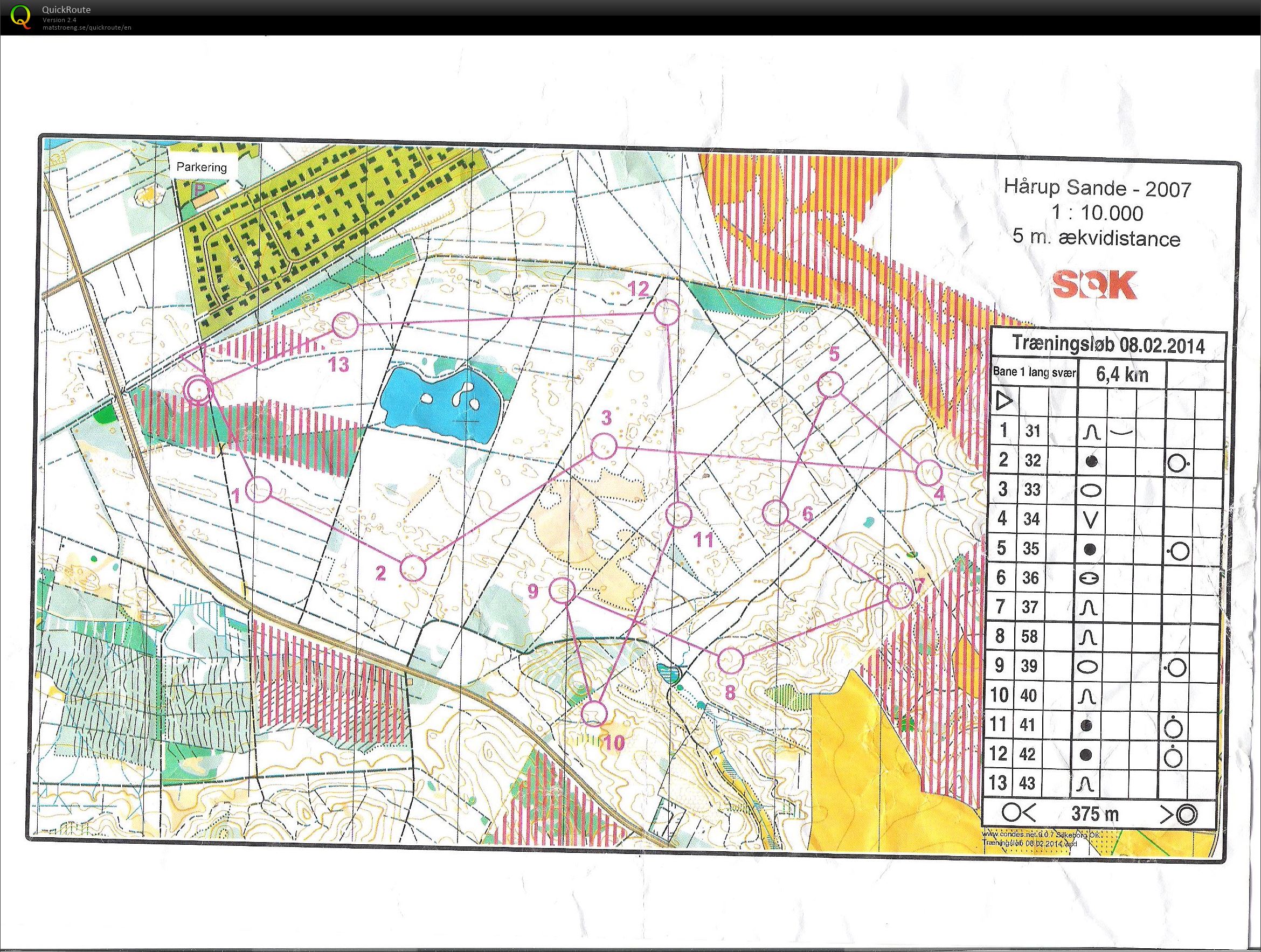 Silkeborg træningsløb Nordskoven bane 1 (08.02.2014)