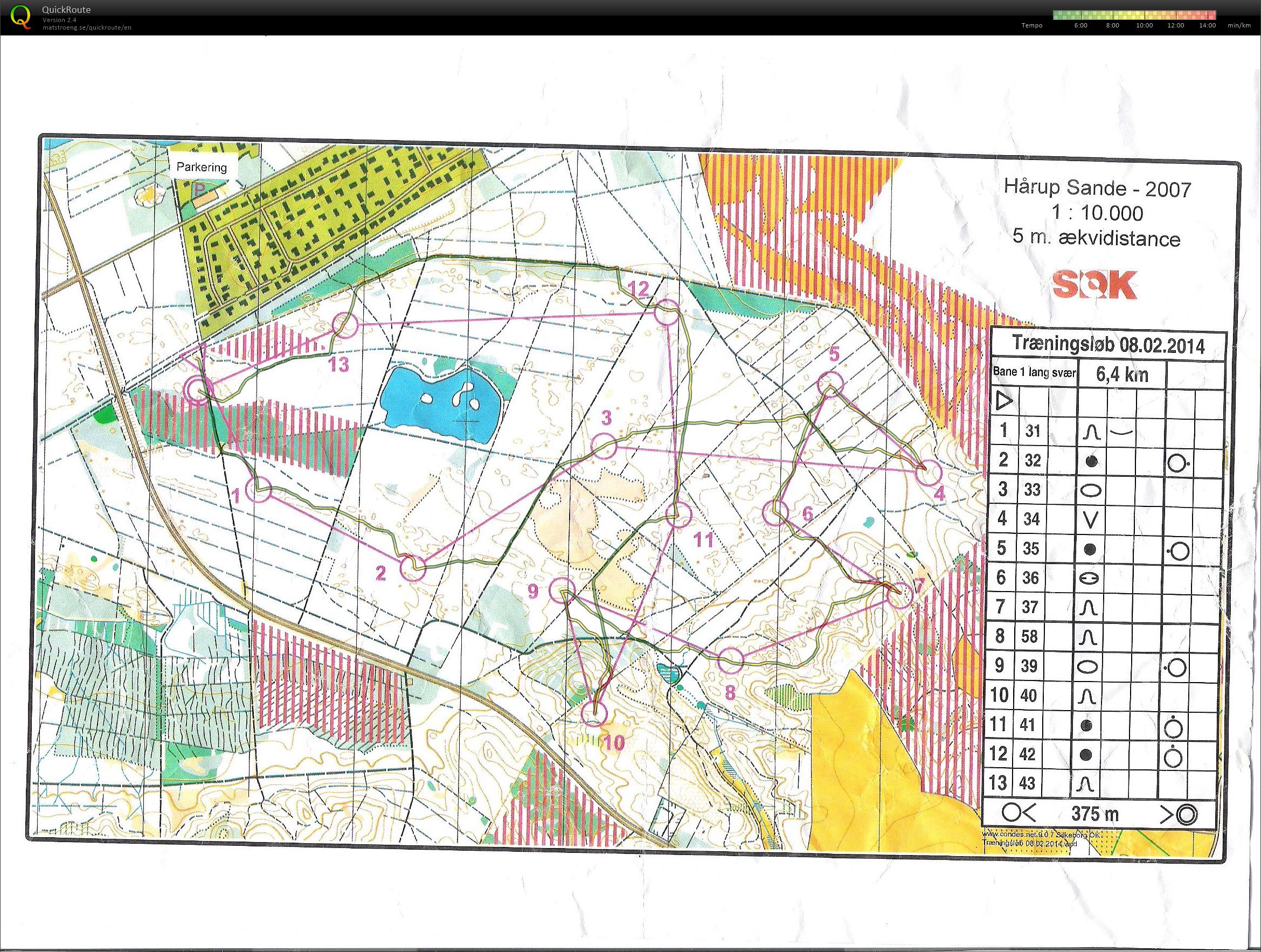 Silkeborg træningsløb Nordskoven bane 1 (08.02.2014)