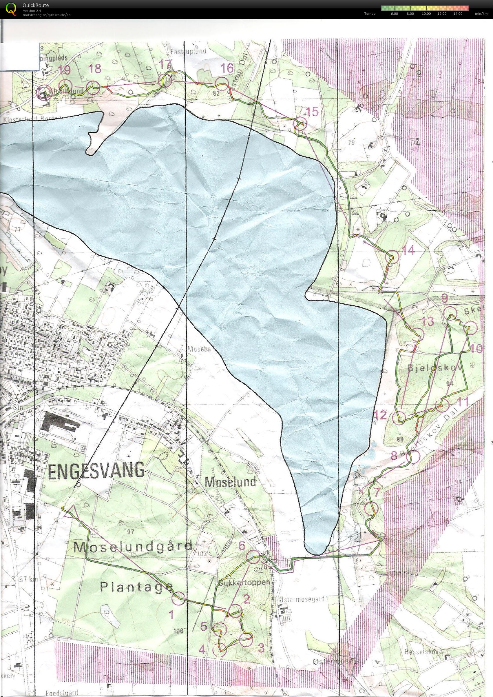 Vinterlangdistance Bølling Sø - 10,2 km  (09/02/2014)