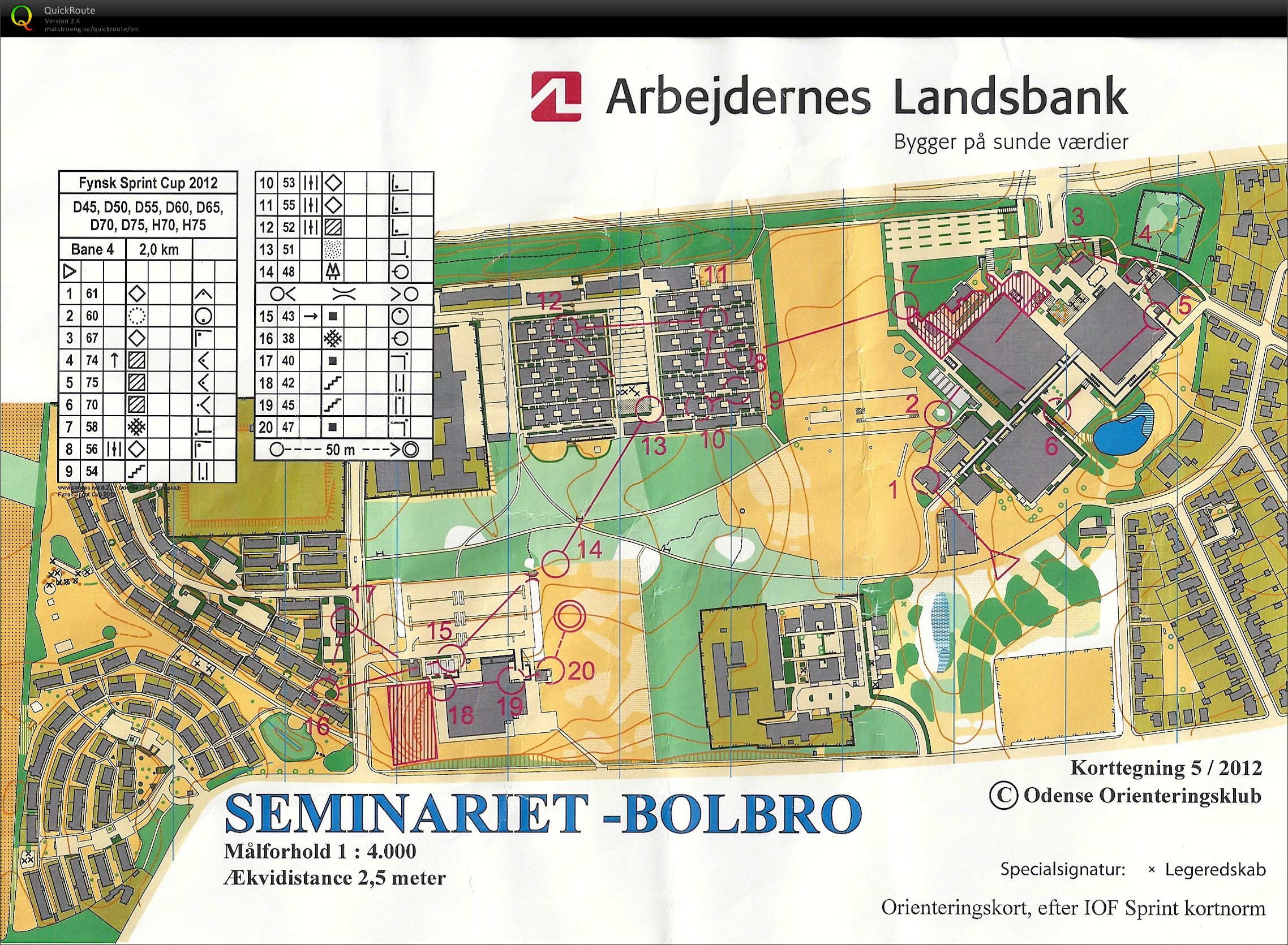 Bolbro Odense, Bane 4, D45, Lene S.N. (27/05/2012)