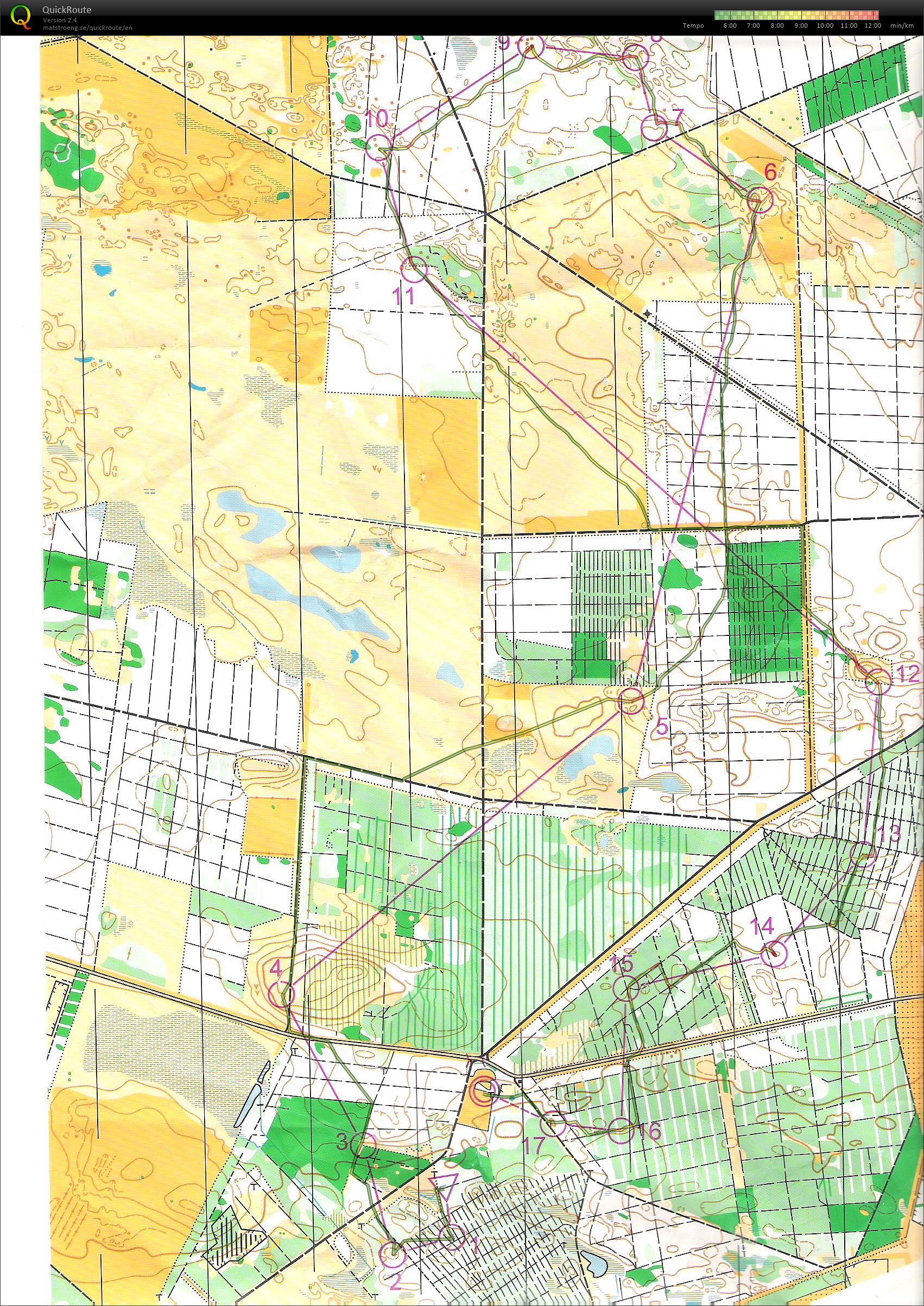 Nørlund - Harrild Hede - Bane 1 (27-04-2014)