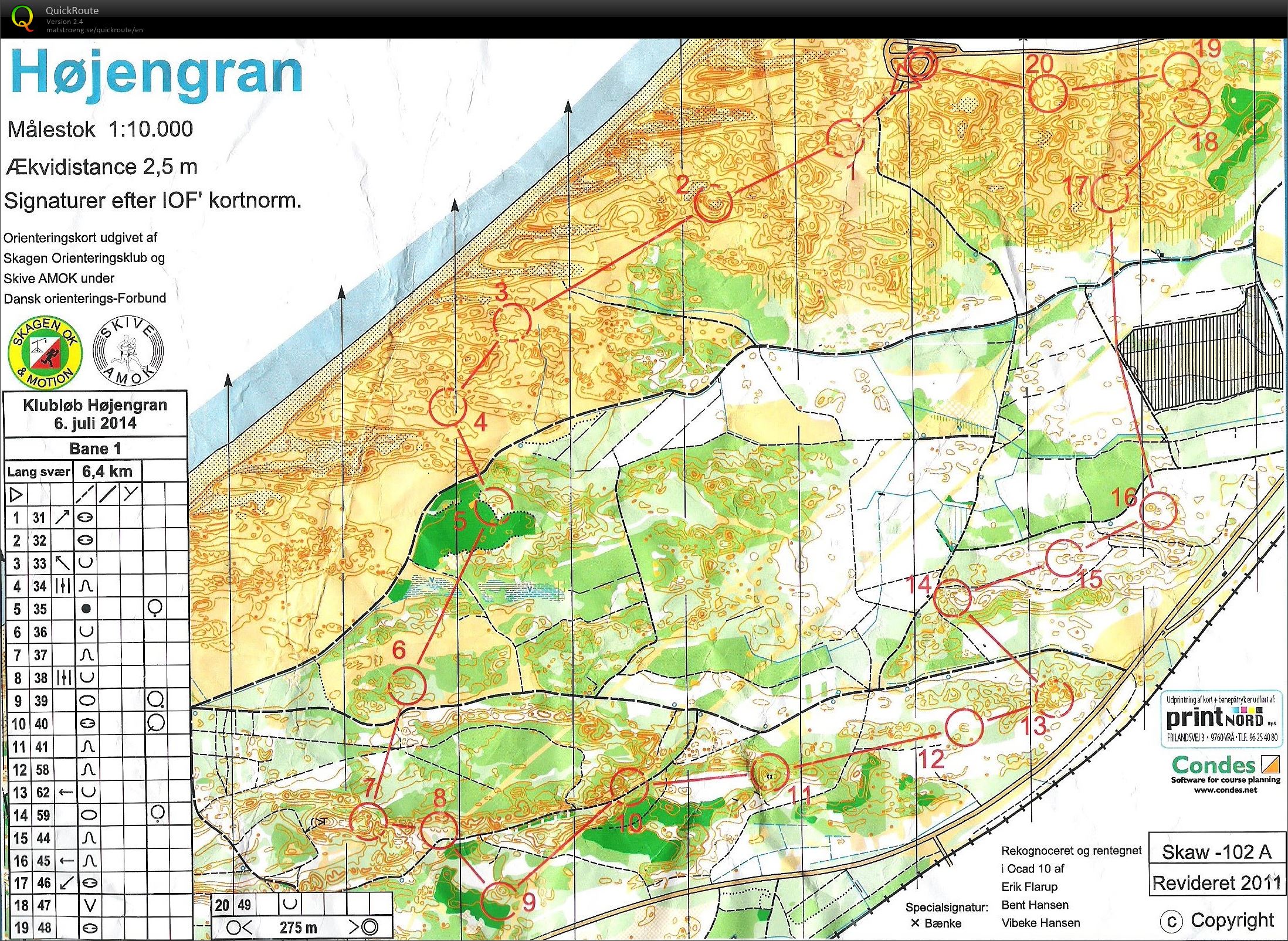 Højengran - bane 1 (06-07-2014)