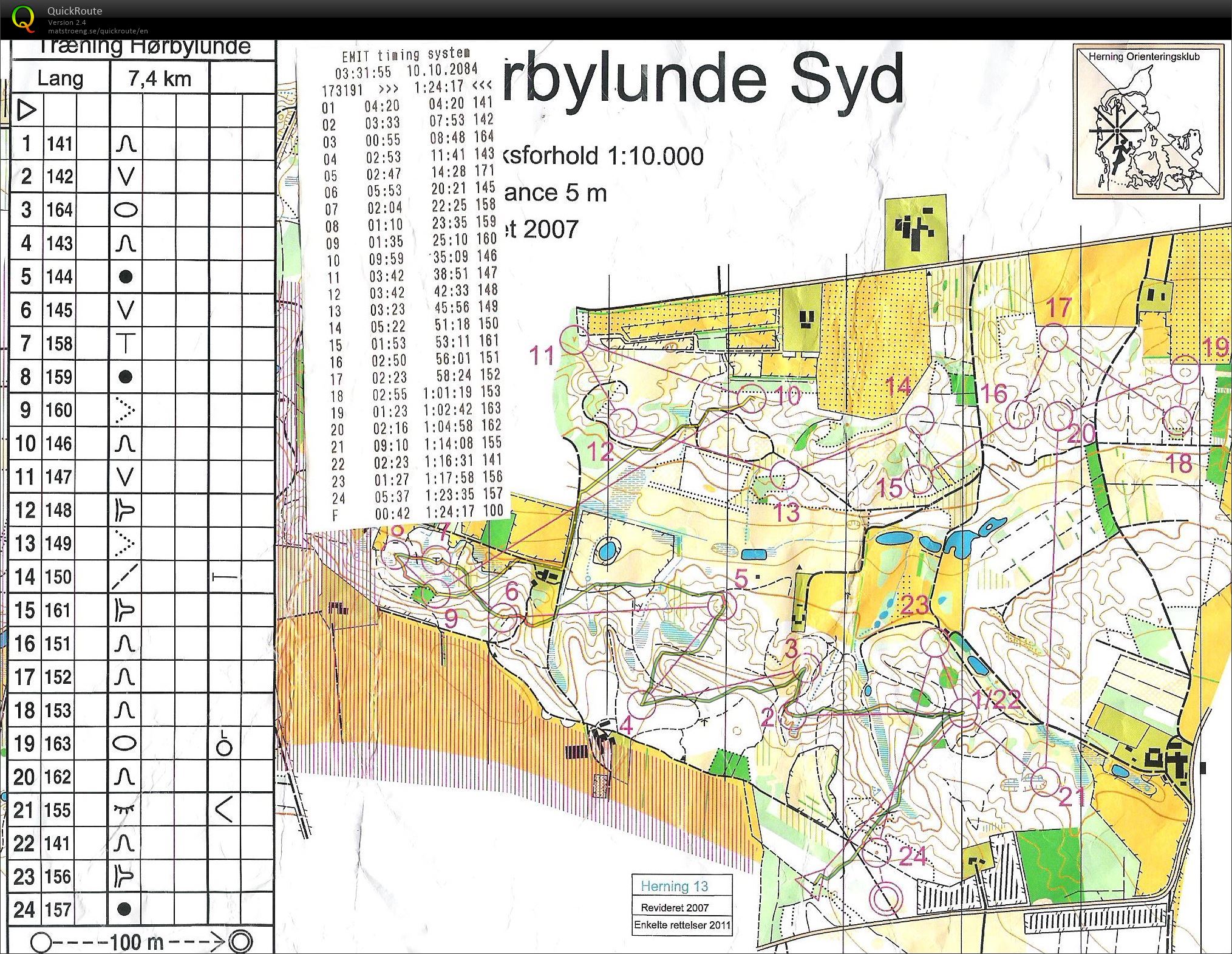 Hørbylunde Syd - Bane 1 (05-08-2014)