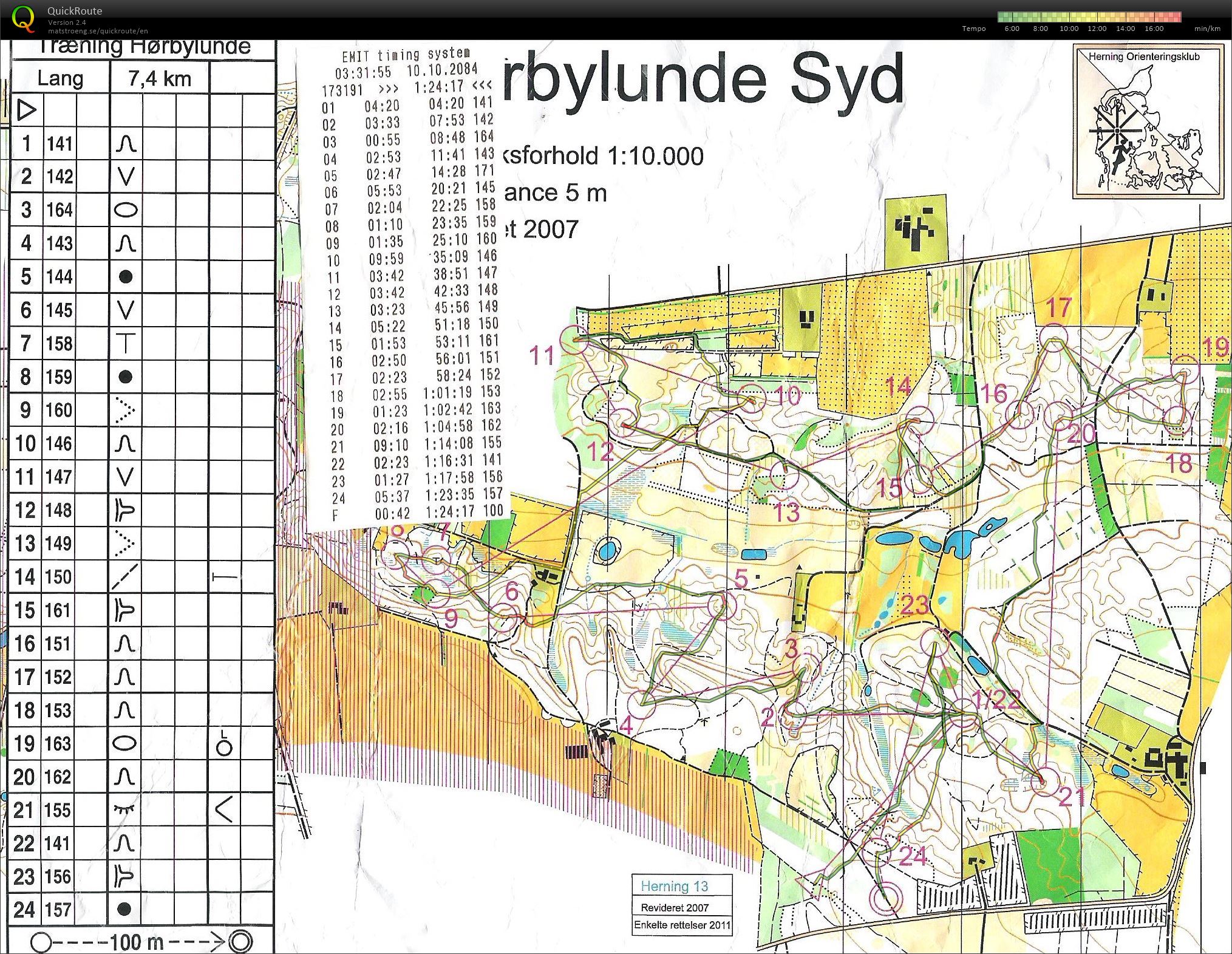 Hørbylunde Syd - Bane 1 (05/08/2014)