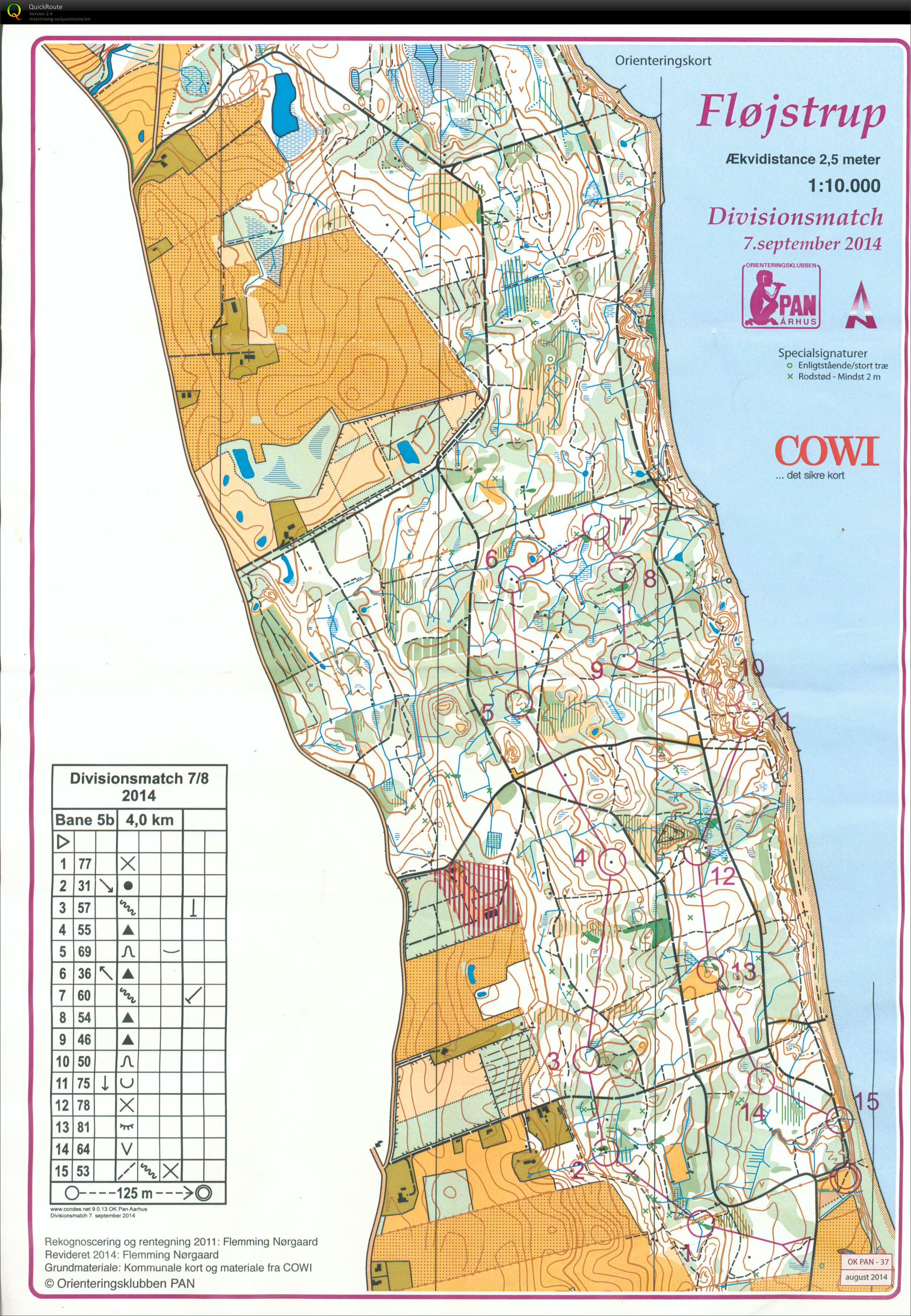 Fløjstrup, Bane D60, 5b, Division,Pia Gade,  070914 (2014-09-07)