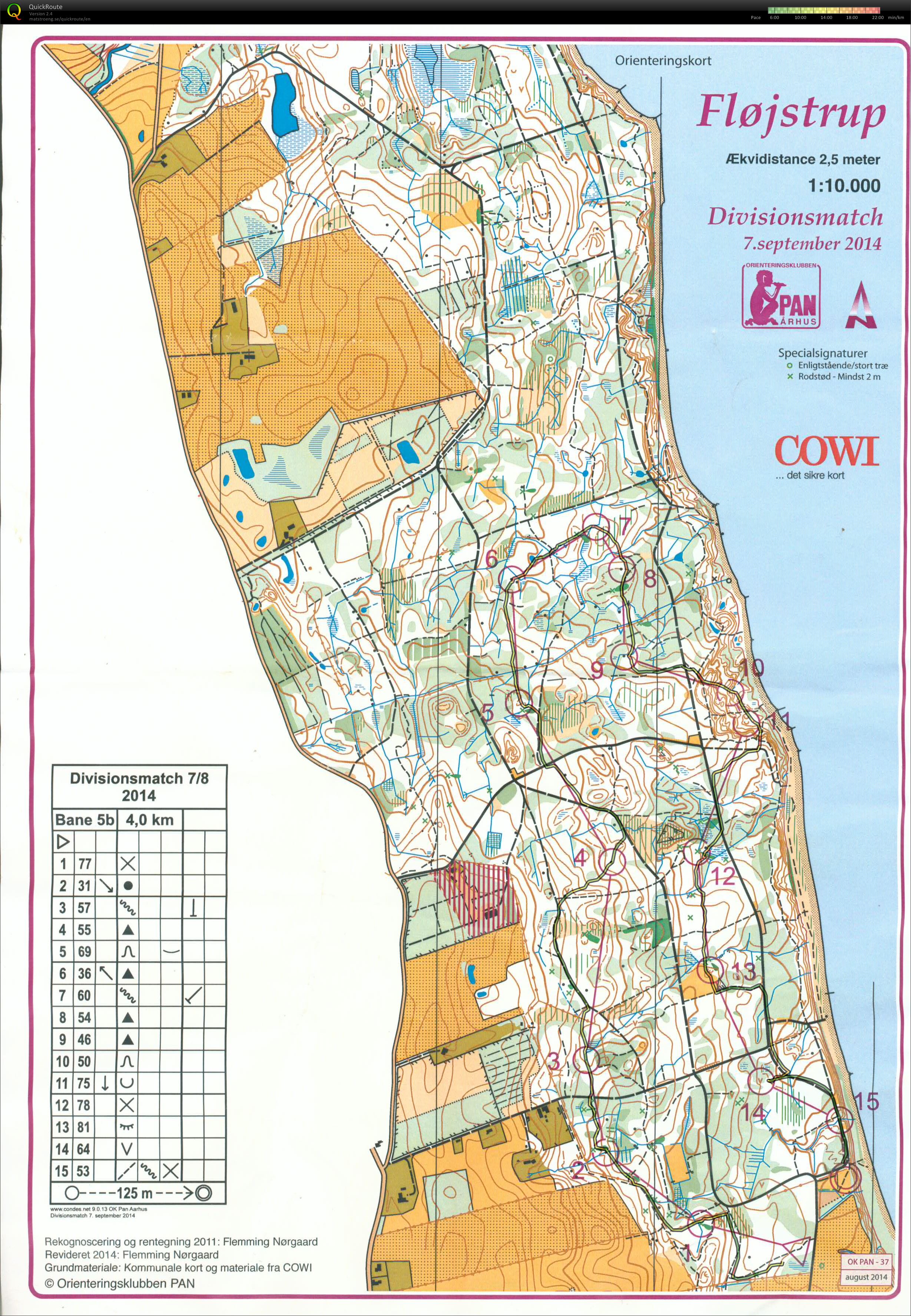 Fløjstrup, Bane D60, 5b, Division,Pia Gade,  070914 (2014-09-07)