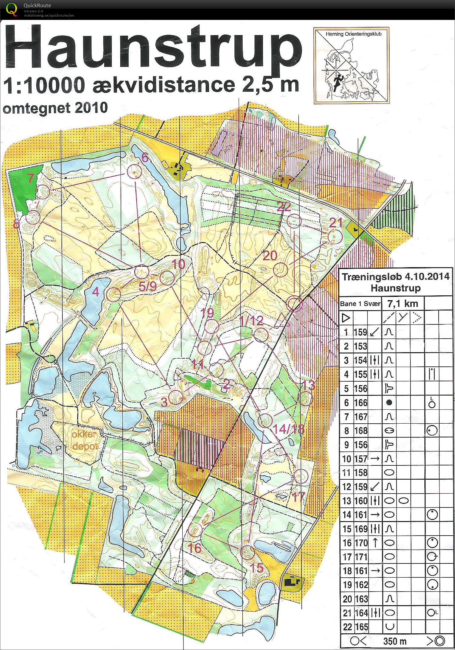 Haunstrup - Bane 1  (04-10-2014)