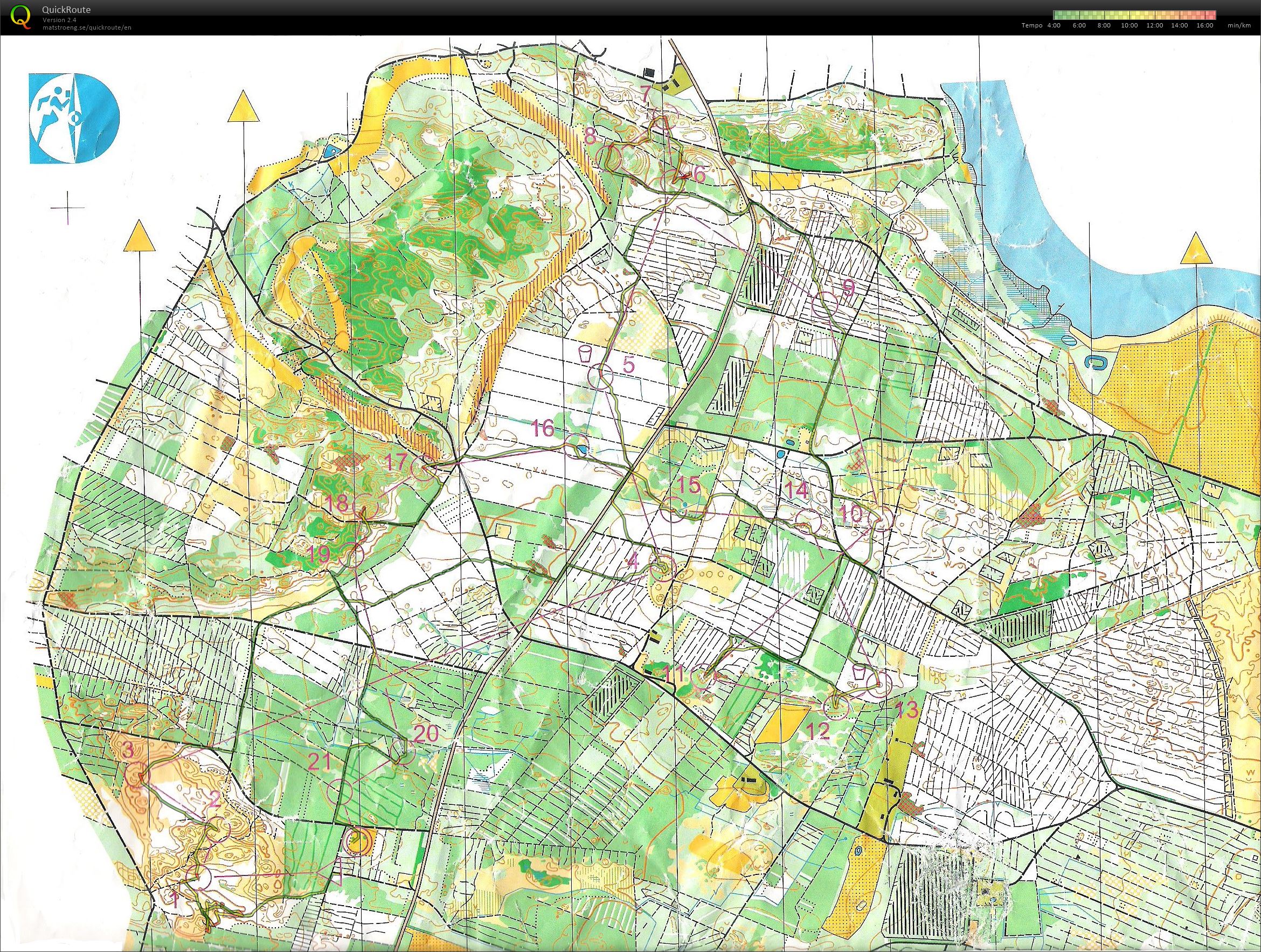 Nystrup - Bane 2 - 7,9 km. (19.10.2014)