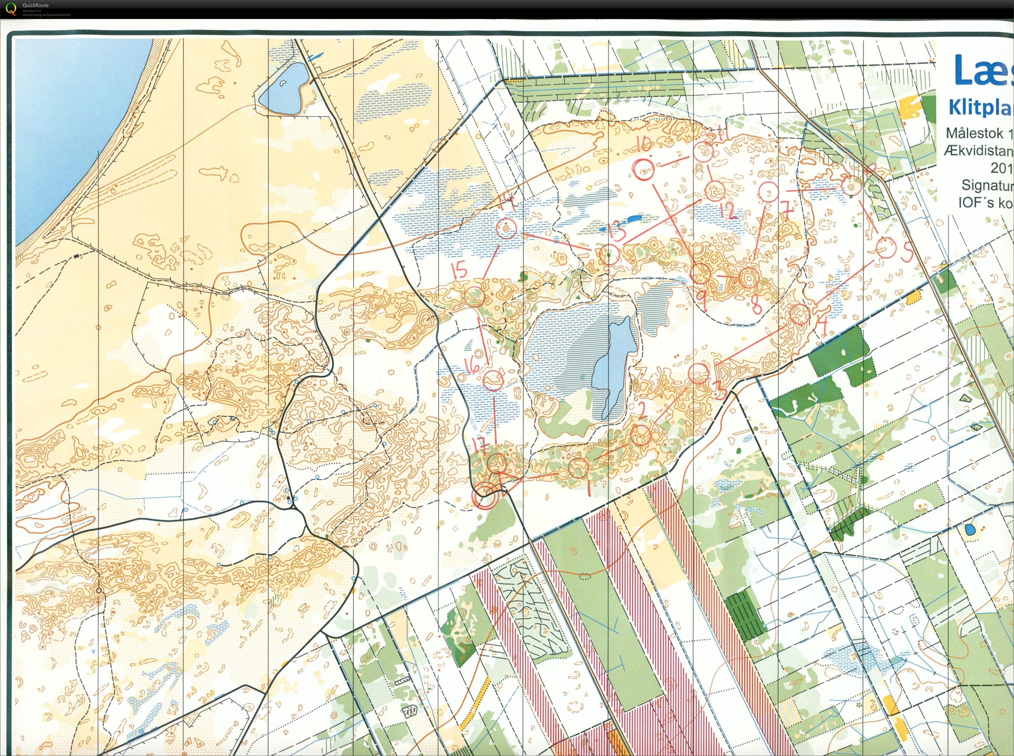 Læsø, Følgeløb Novemberkampen, Bane 4,3 km, Pia Gade, 301114 (30.11.2014)