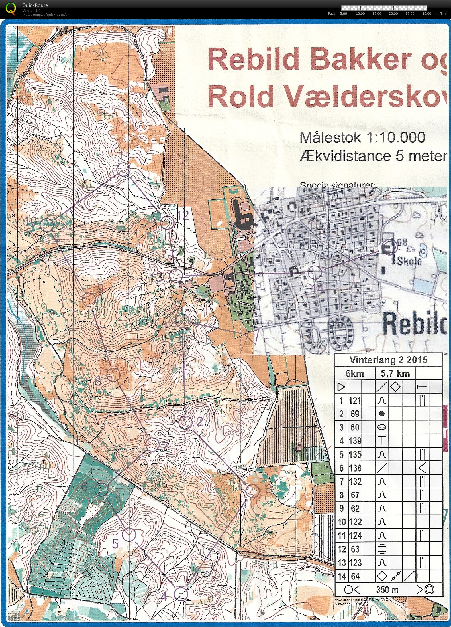 Rebild Bakker, Vinterlang, 6km (25.01.2015)