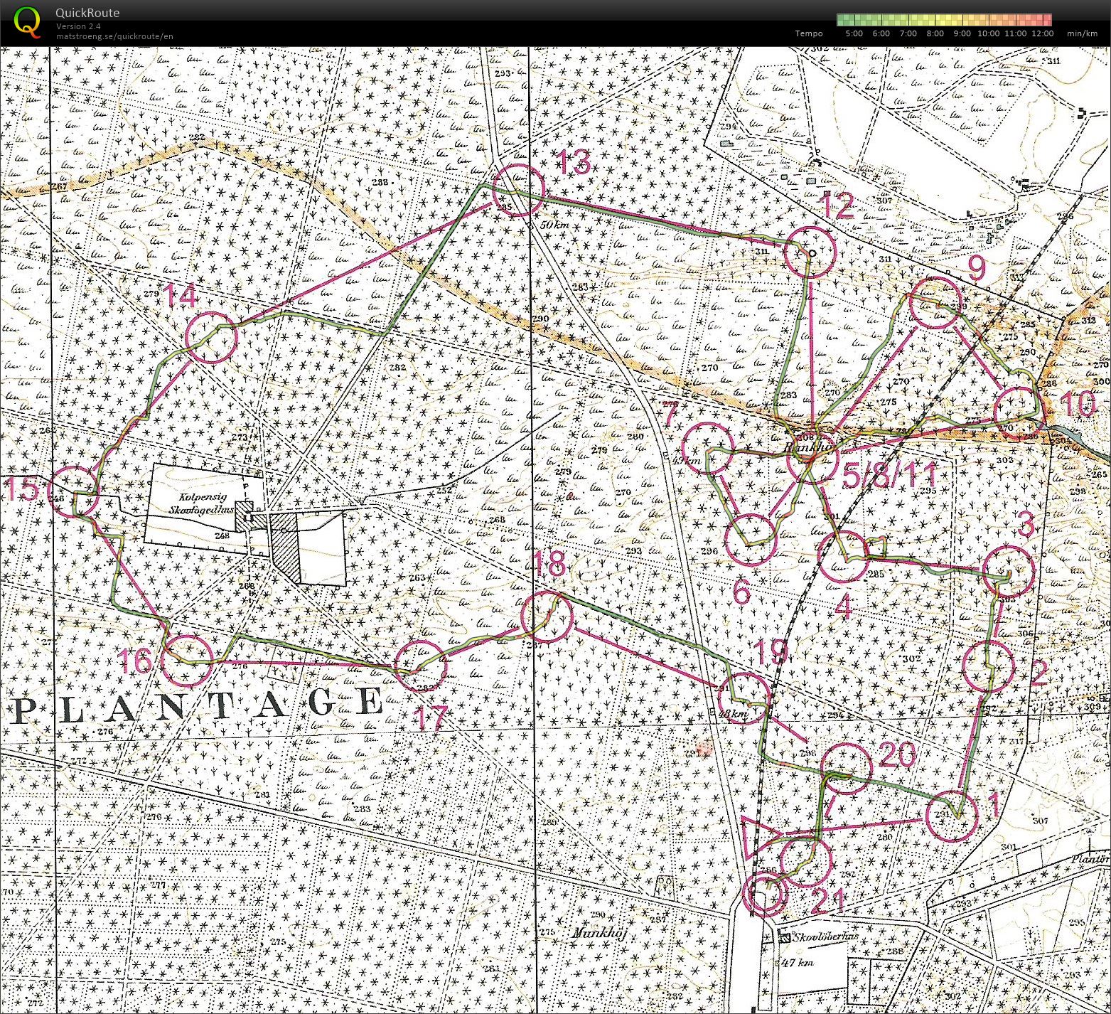 Langdistance Gludsted 12 km (2015-02-08)