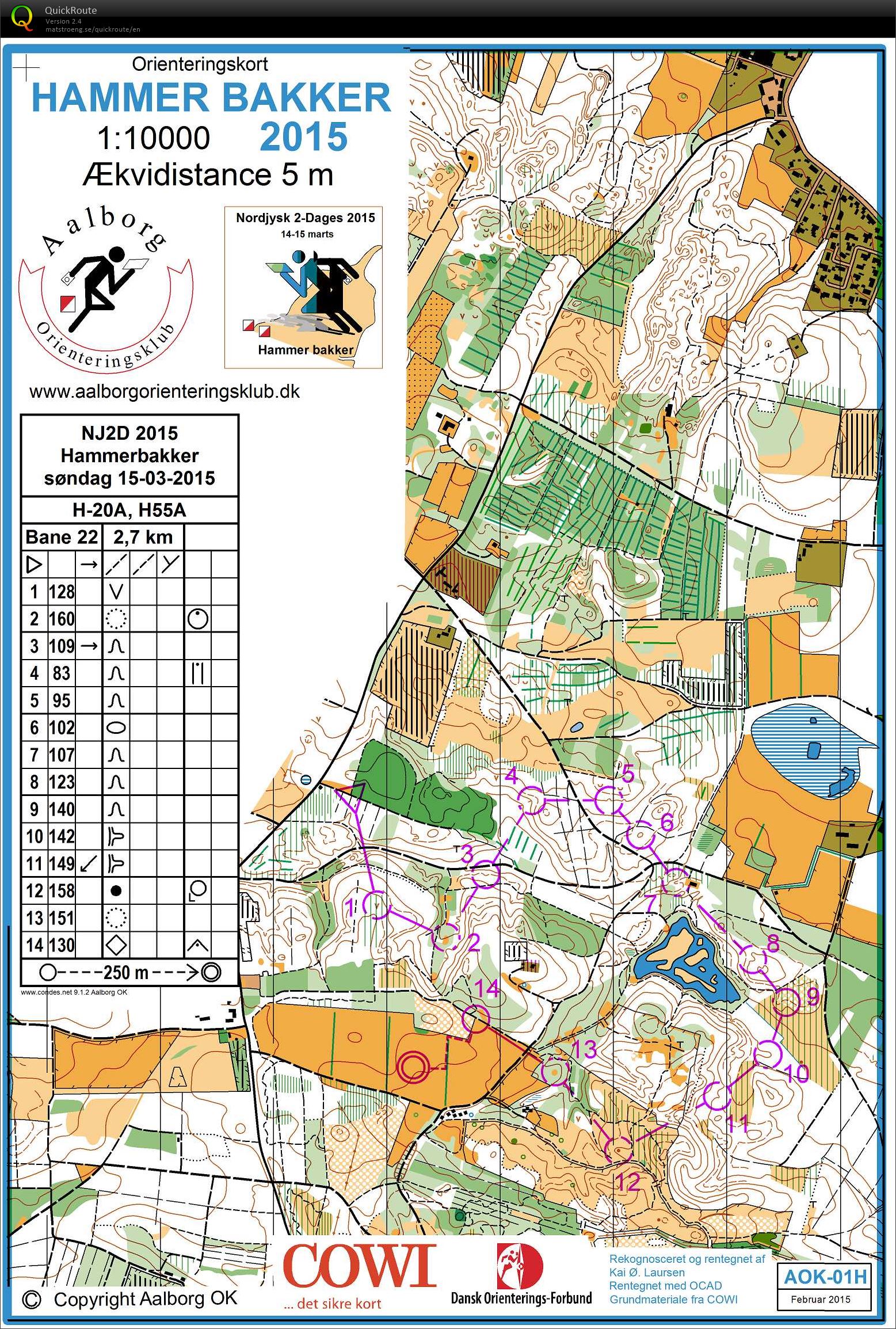 Nordjydsk 2 dages - Søndag - H55 (15.03.2015)