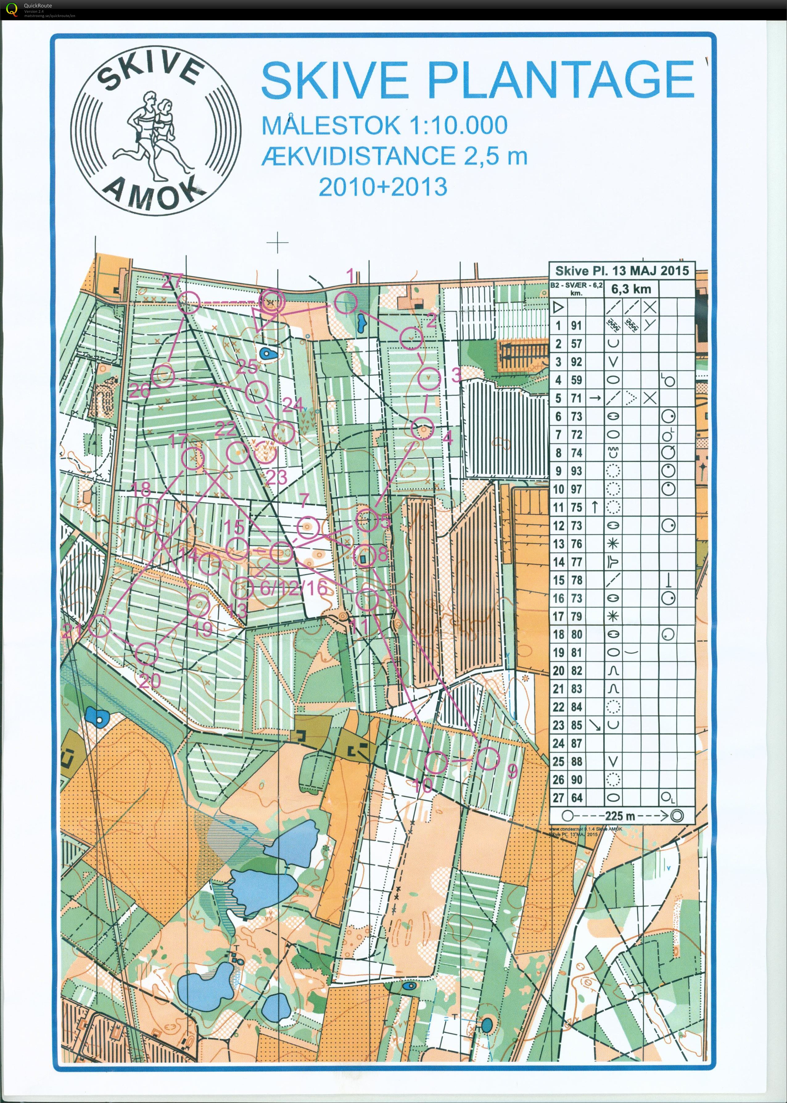 Skive Plantage Vest, Bane 2, Pia Gade, 130515 (13.05.2015)