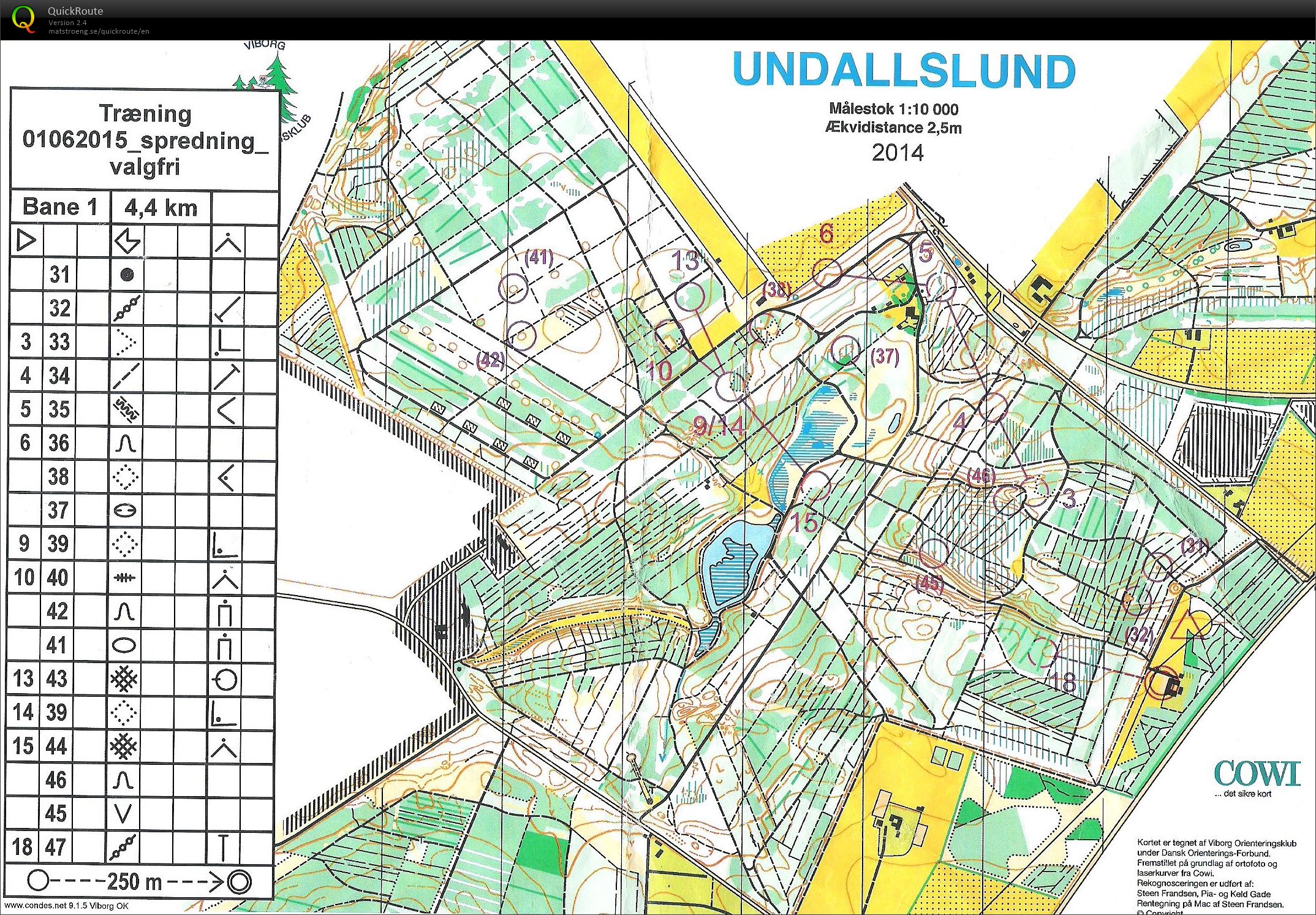 Mandagstræning i Undallslund (01.06.2015)