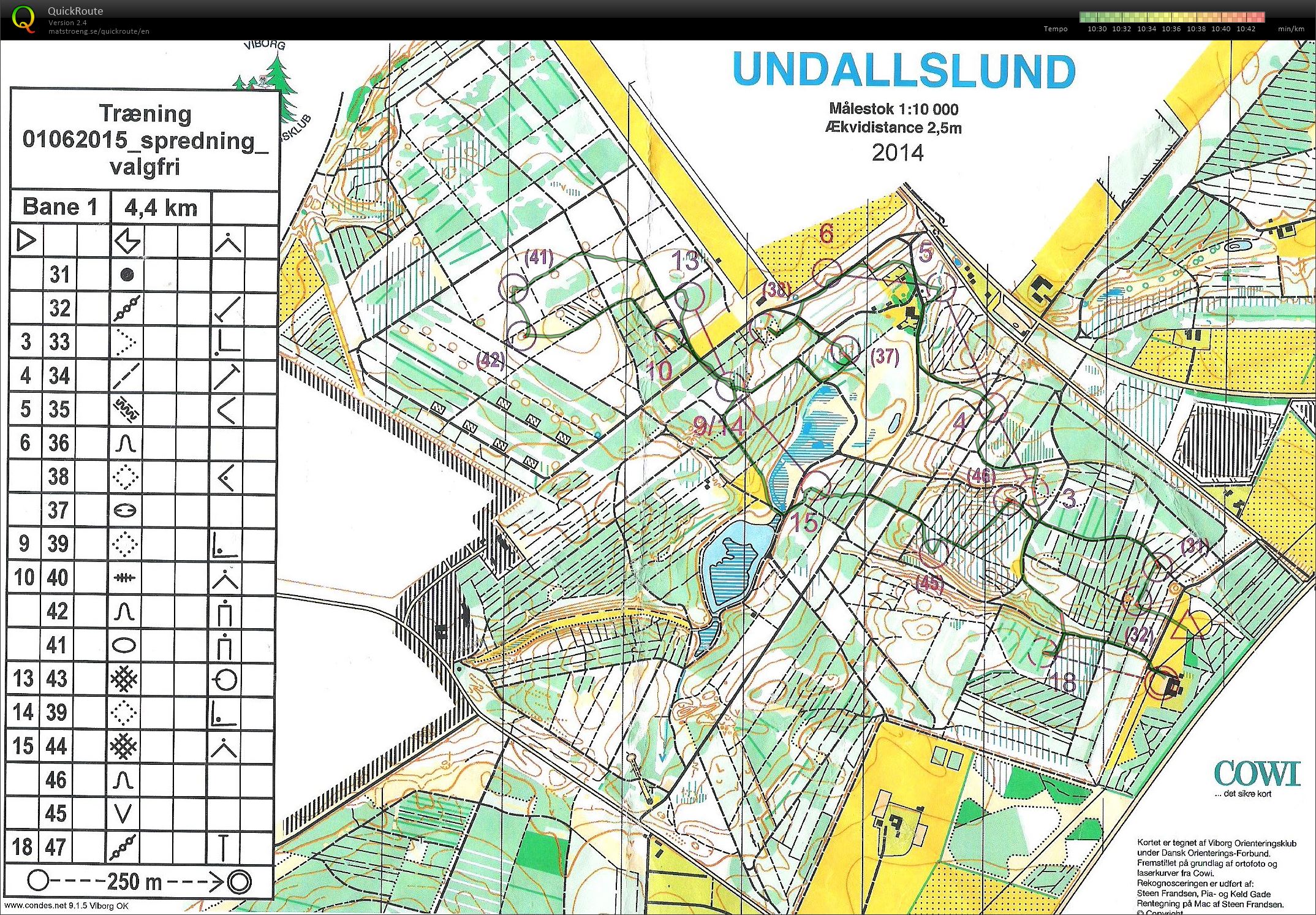 Mandagstræning i Undallslund (01.06.2015)