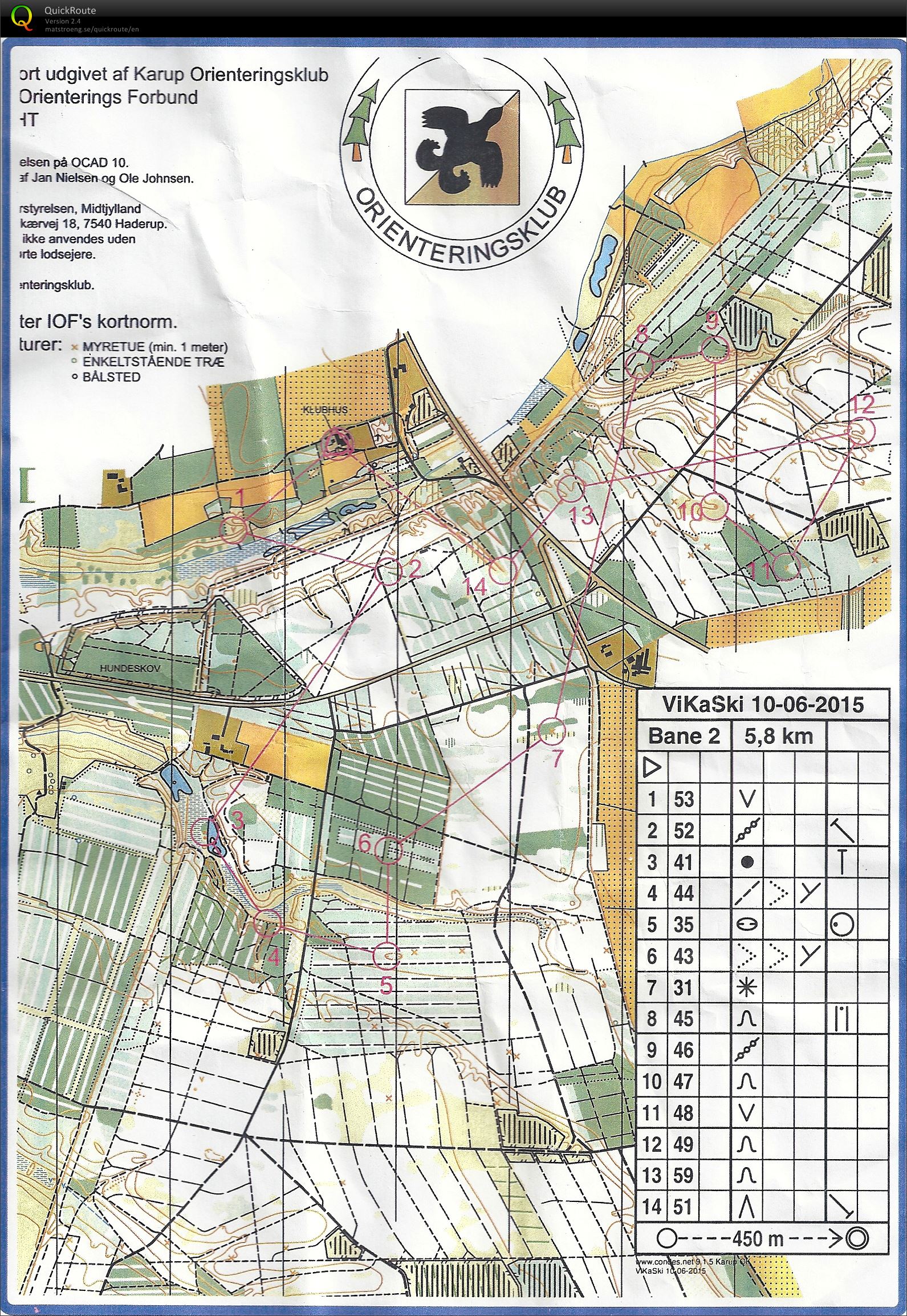 Stendal/Ulvedal, Bane 2 (10-06-2015)