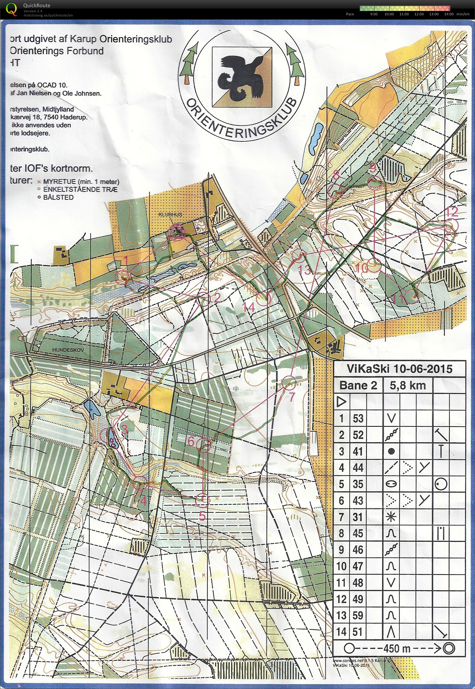 Stendal/Ulvedal, Bane 2 (10-06-2015)