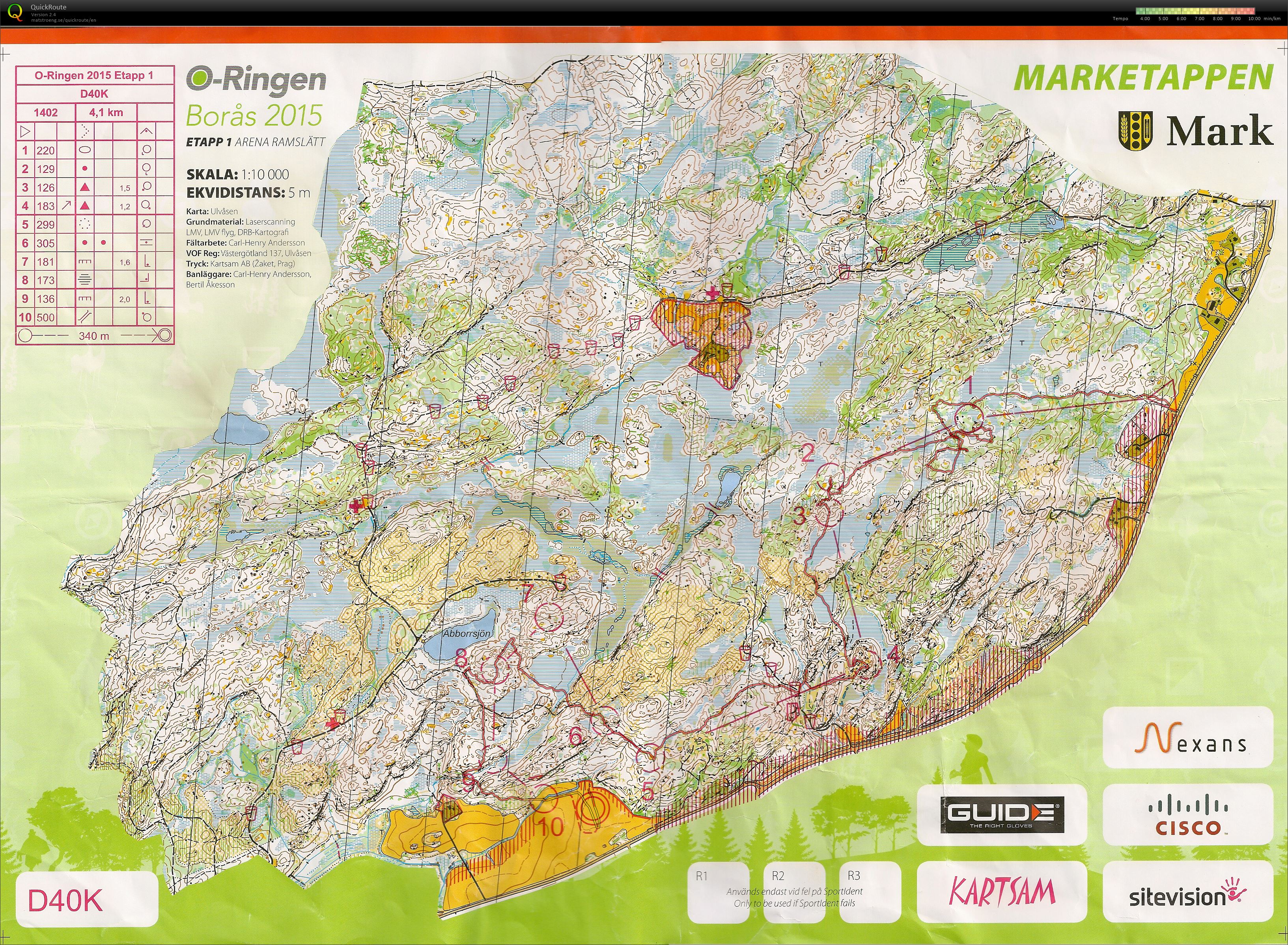 O-ringen Dame40 Kort 1 etappe (19.07.2015)