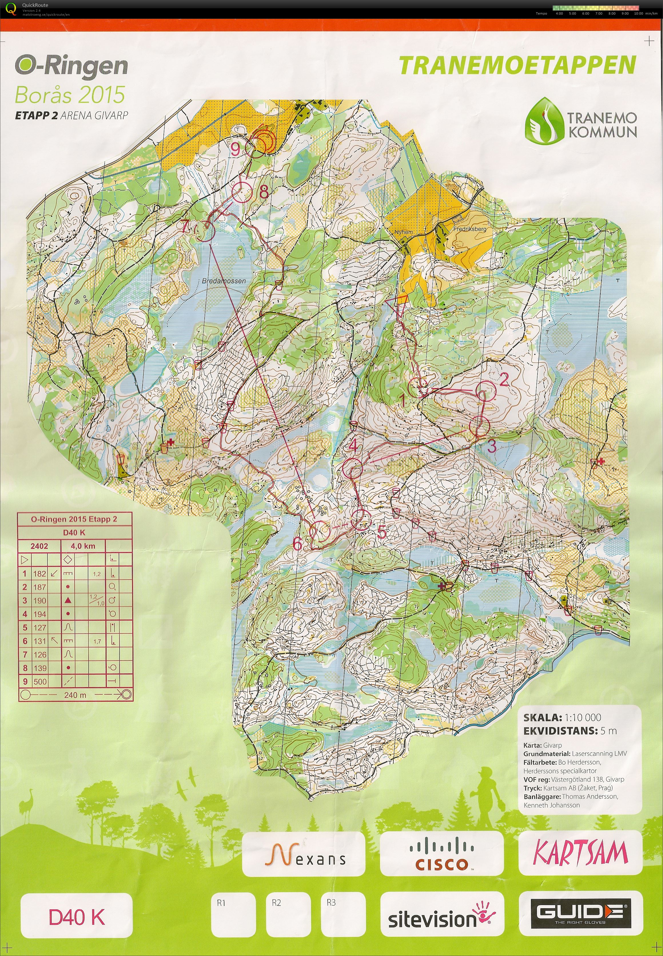 O-ringen Dame40 Kort 2 etappe (20/07/2015)