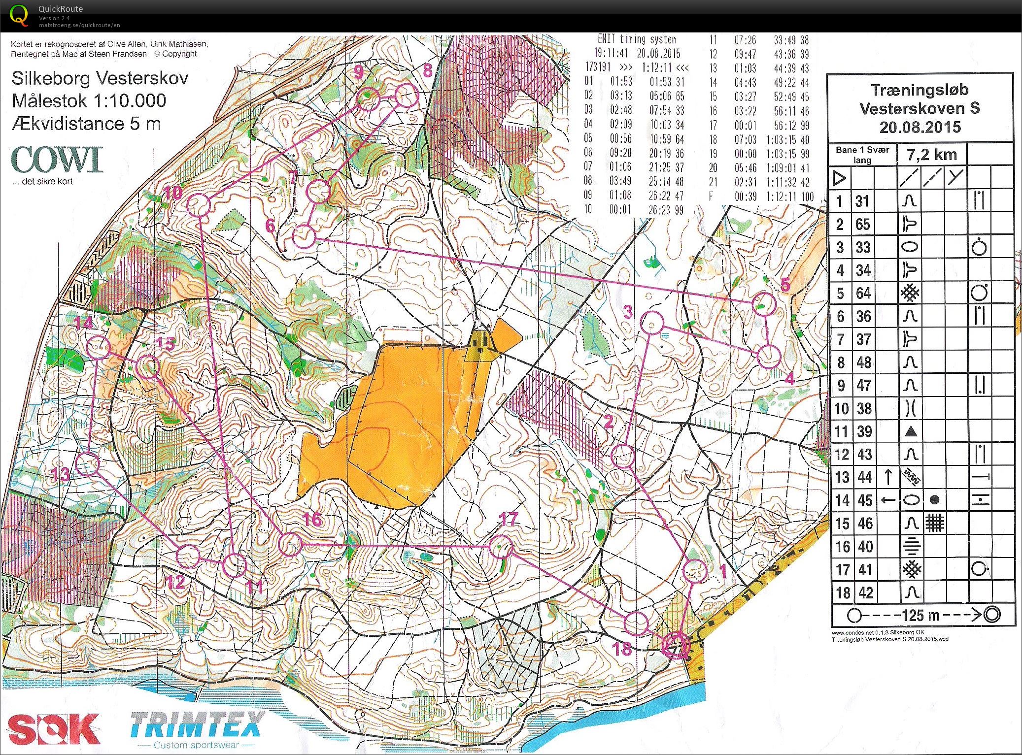 Silkeborg Vesterskov bane 1 (20/08/2015)