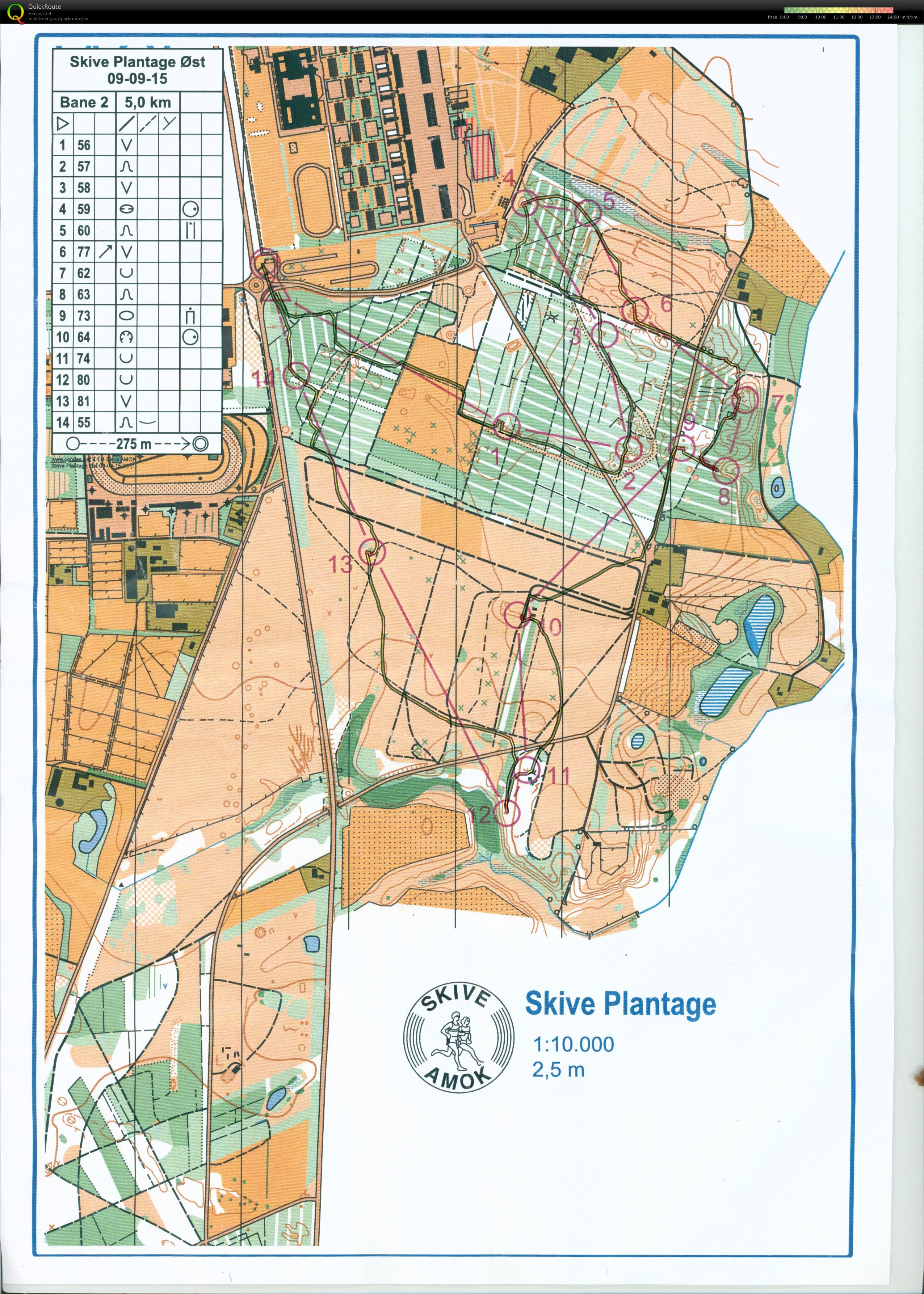 Skive Plantage, Træningsløb, Bane 2, Pia Gade, 090915 (2015-09-09)