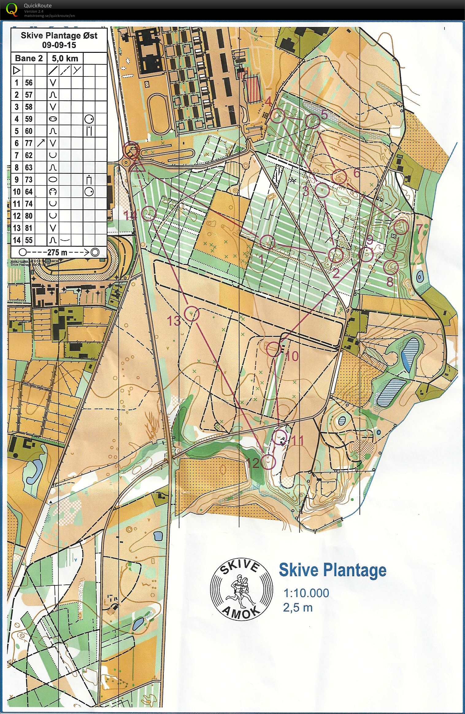 Skive Plantage Øst, Bane 2 (09.09.2015)