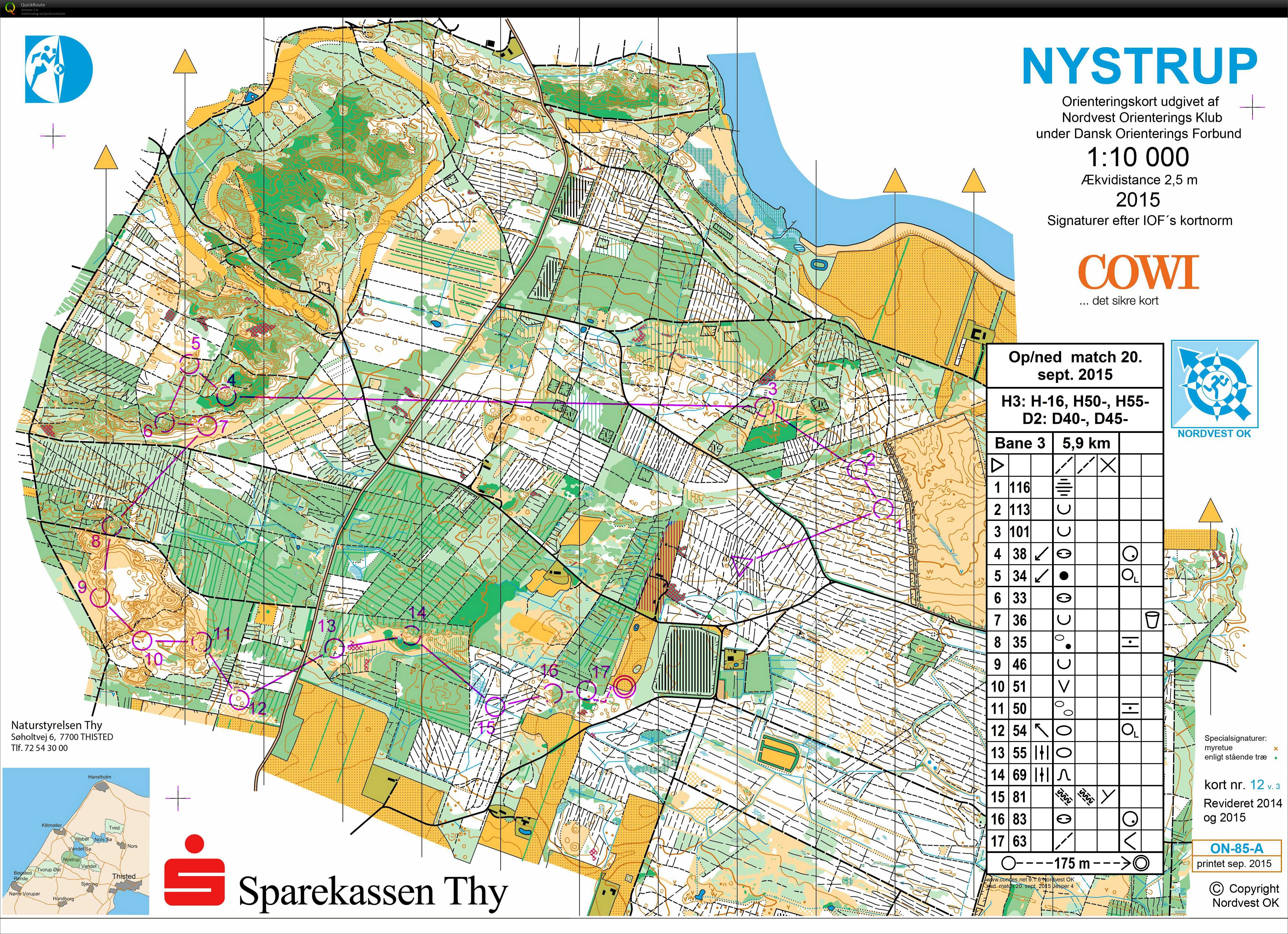 Op/Ned - Nystrup H55 - bane H3 (20.09.2015)