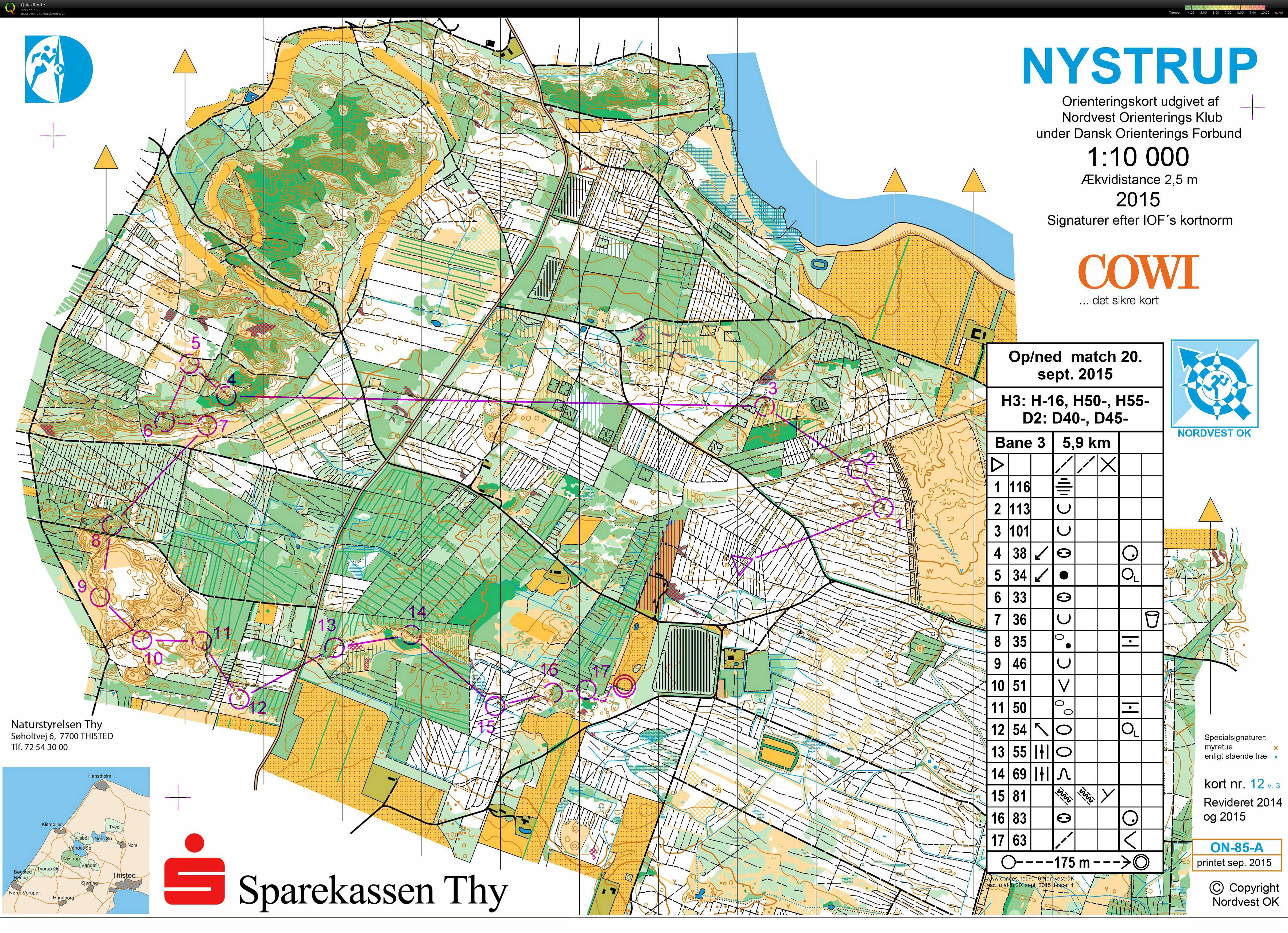 Op/Ned - Nystrup H55 - bane H3 (20/09/2015)