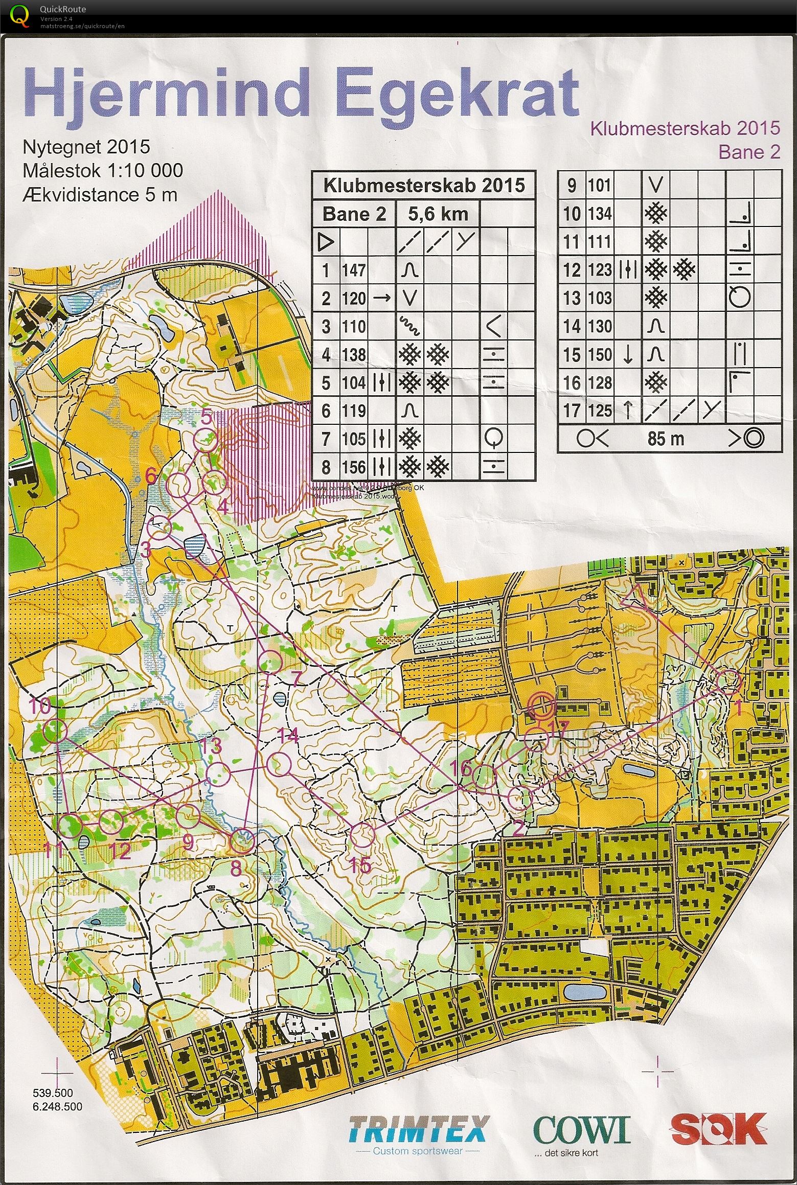 Klubmesterskab Viborg O-klub (2015-11-07)