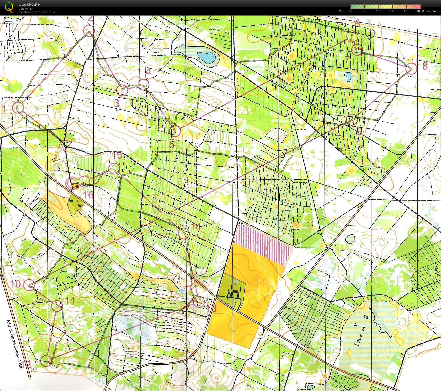 Palsgård - Bane 1 - 8.1 km (21-11-2015)