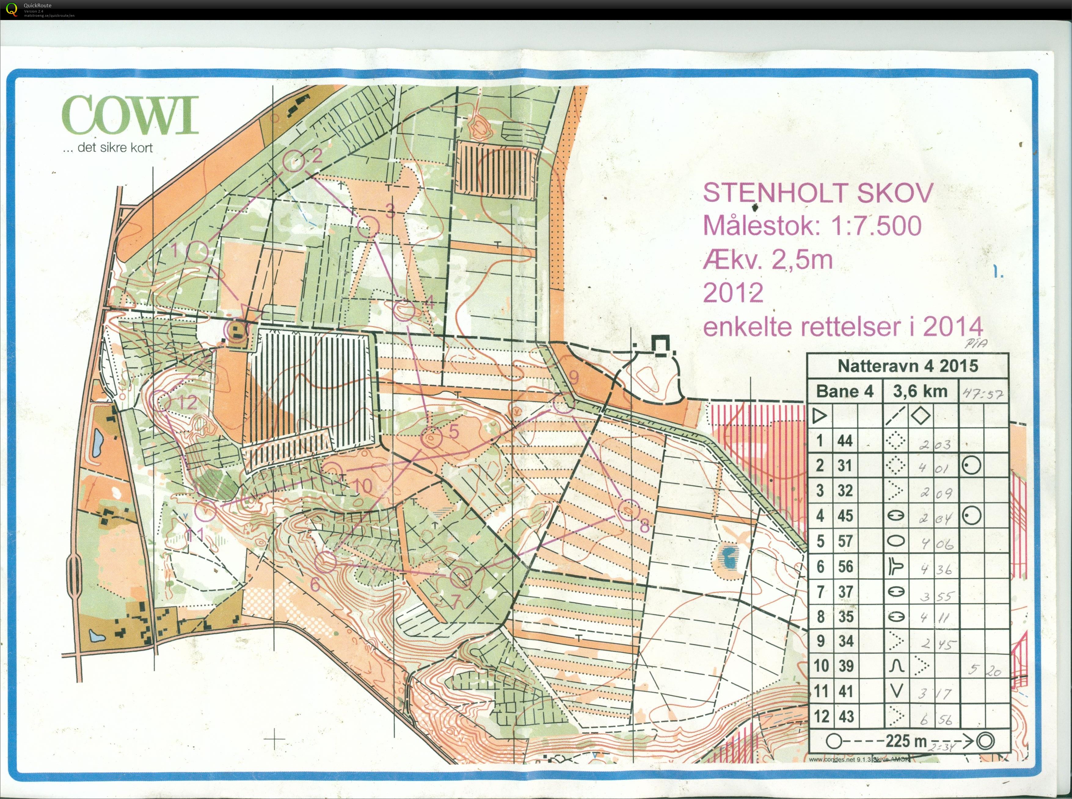 Stenholt Skov, Bane 4, Pia Gade, 101215 (10/12/2015)