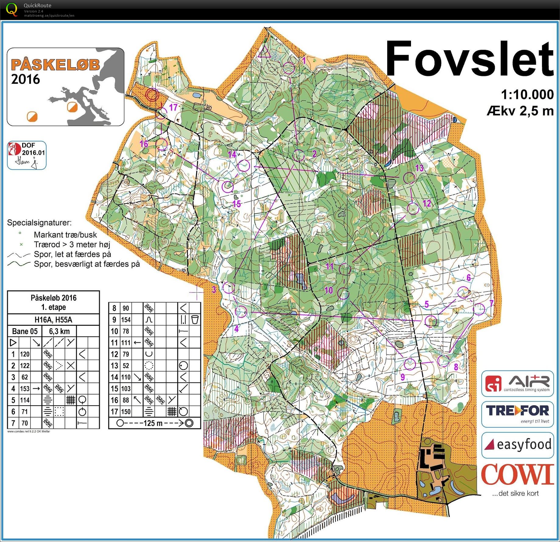 Påskeløb 2016 - Fovlset H55 (24.03.2016)