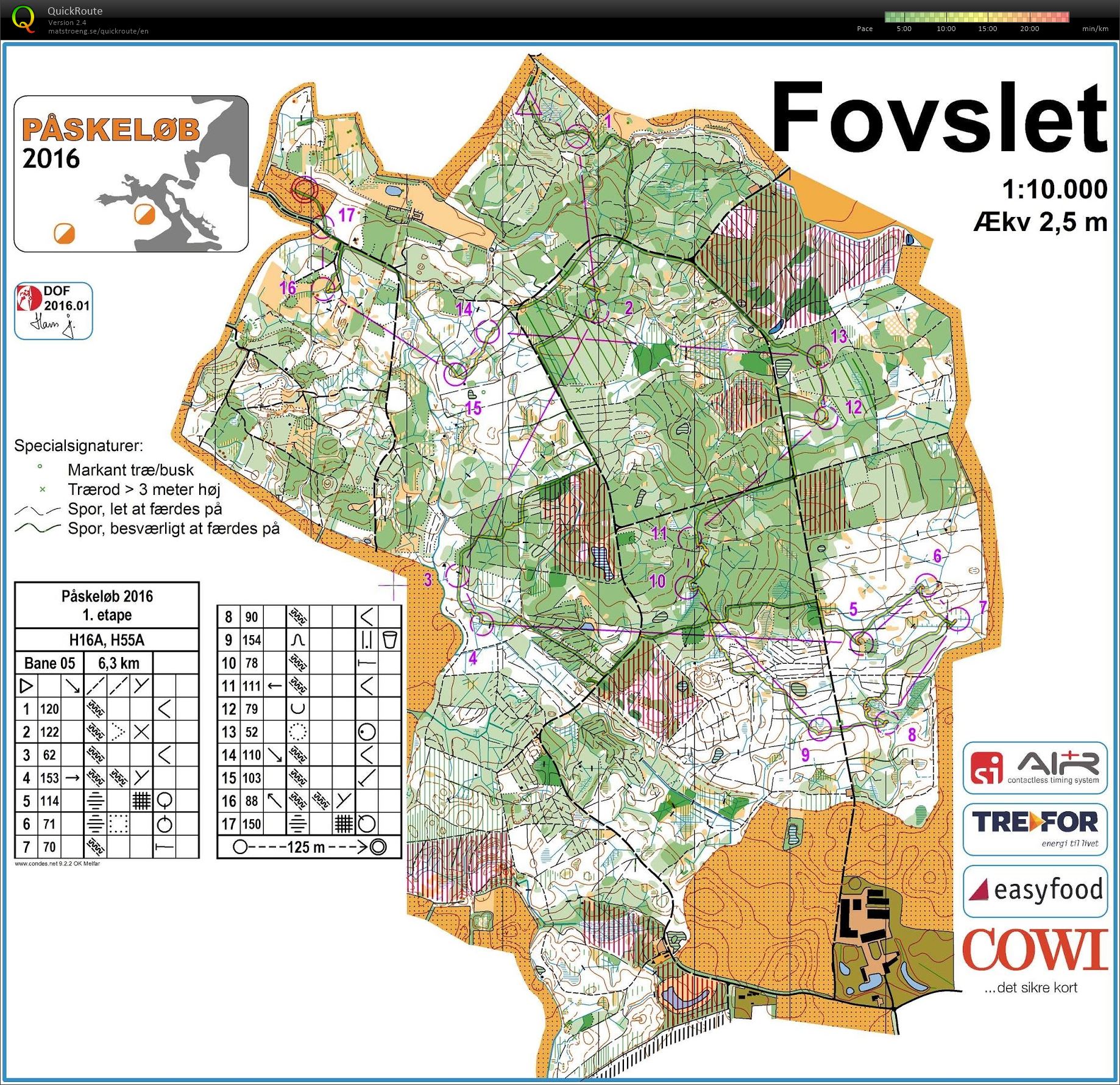 Påskeløb 2016 - Fovlset H55 (24.03.2016)