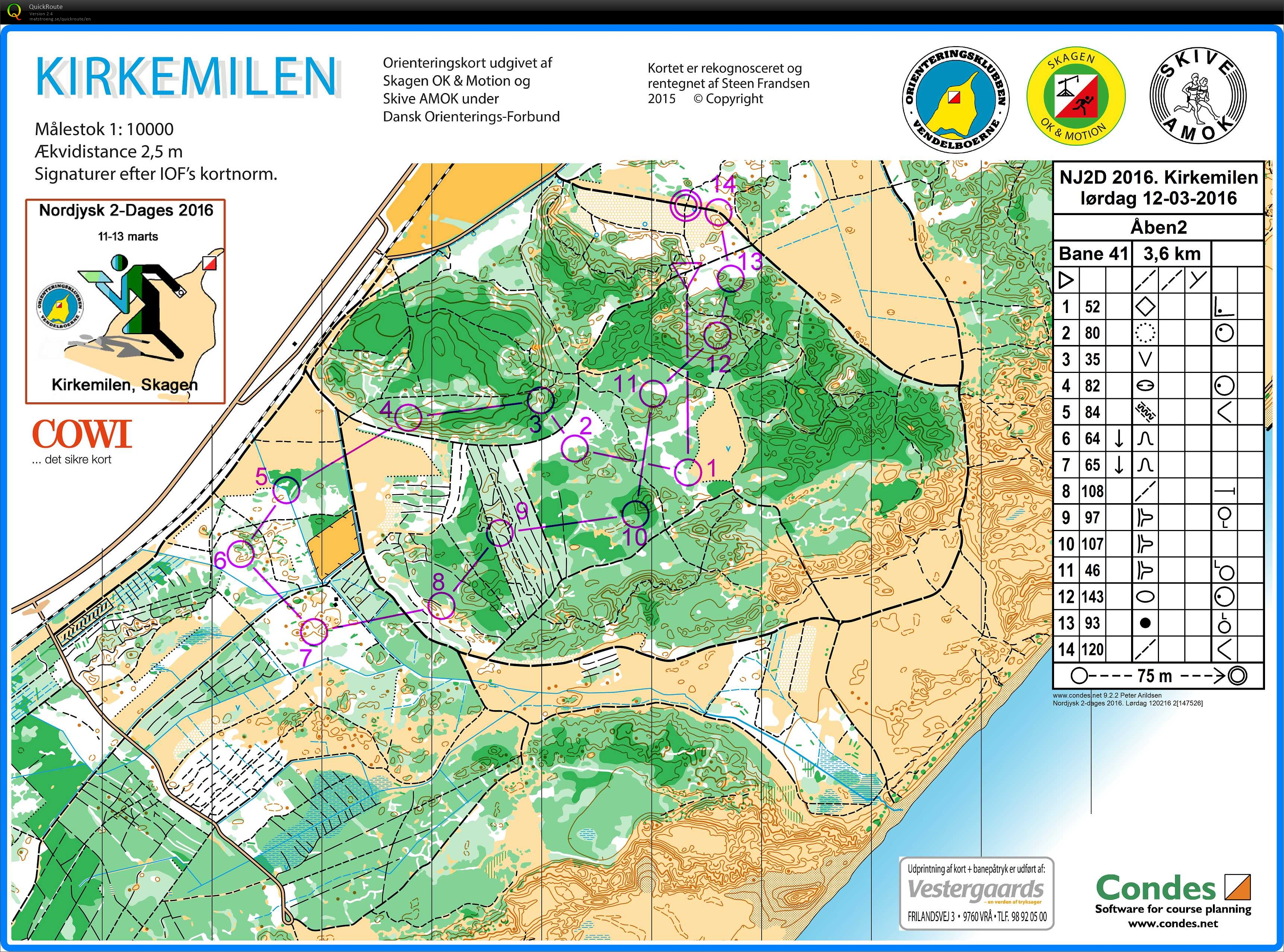 Nord Jysk 2 Dages Etape 1 Kirkemilen Åben 2 (12-03-2016)