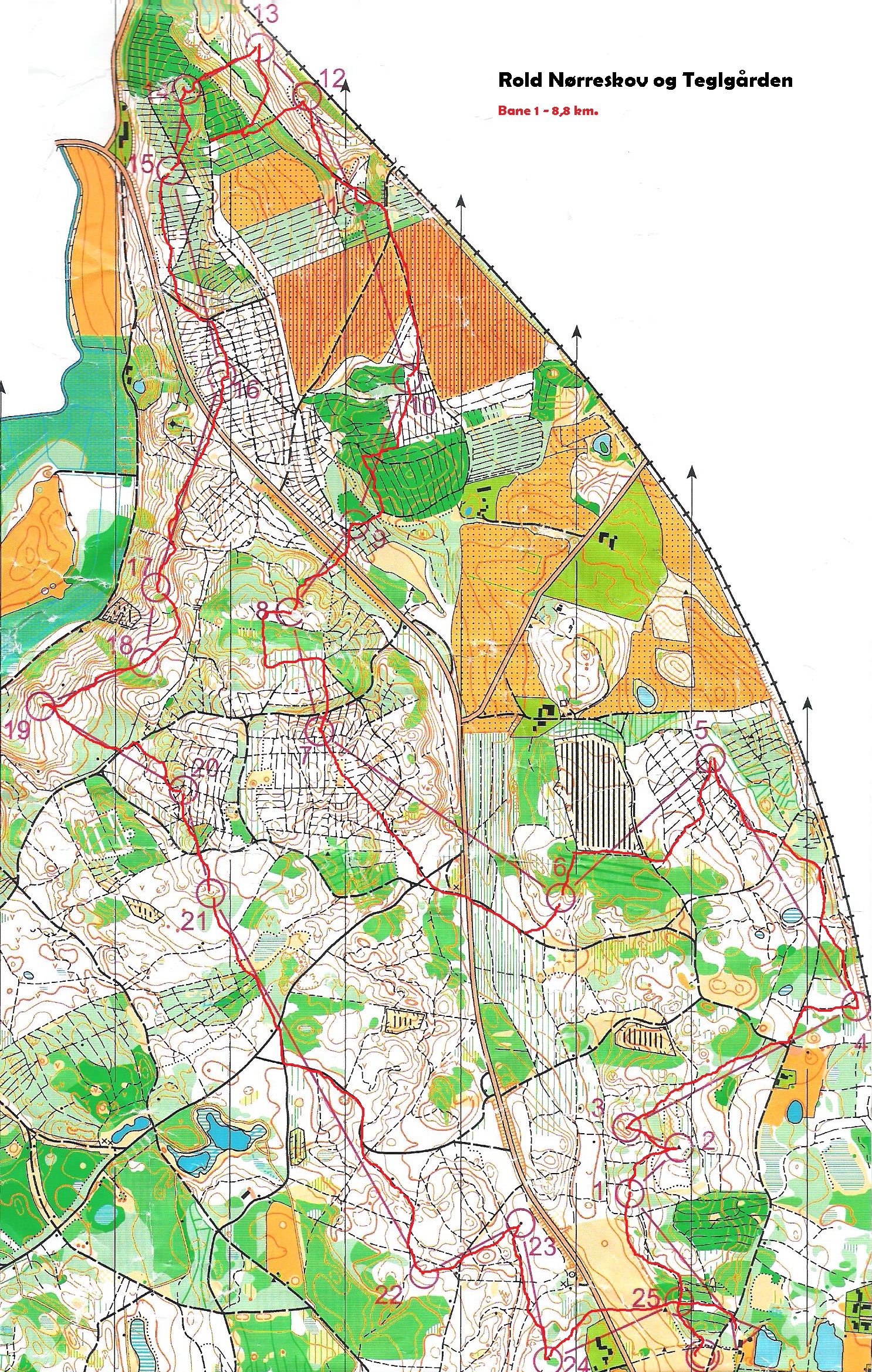 Rold Nørreskov/Teglgaarden - bane 1 (10-04-2016)