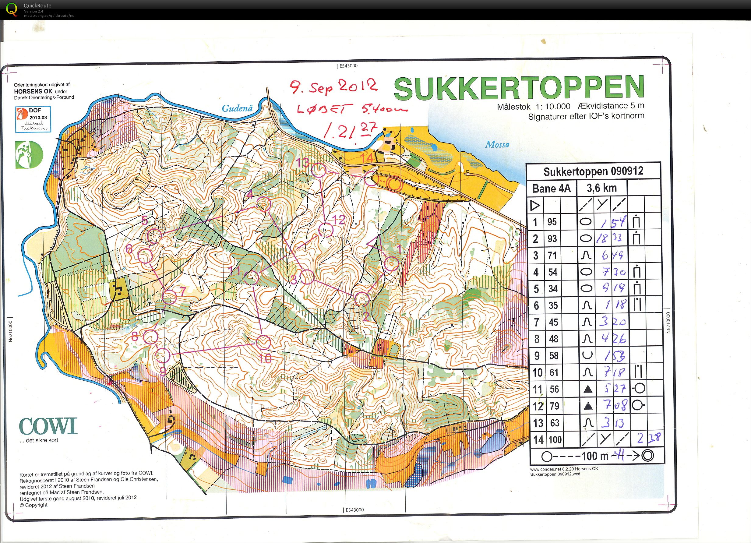 Sukkertoppen Bane 4A  Preben Munk Eriksen (09-09-2012)