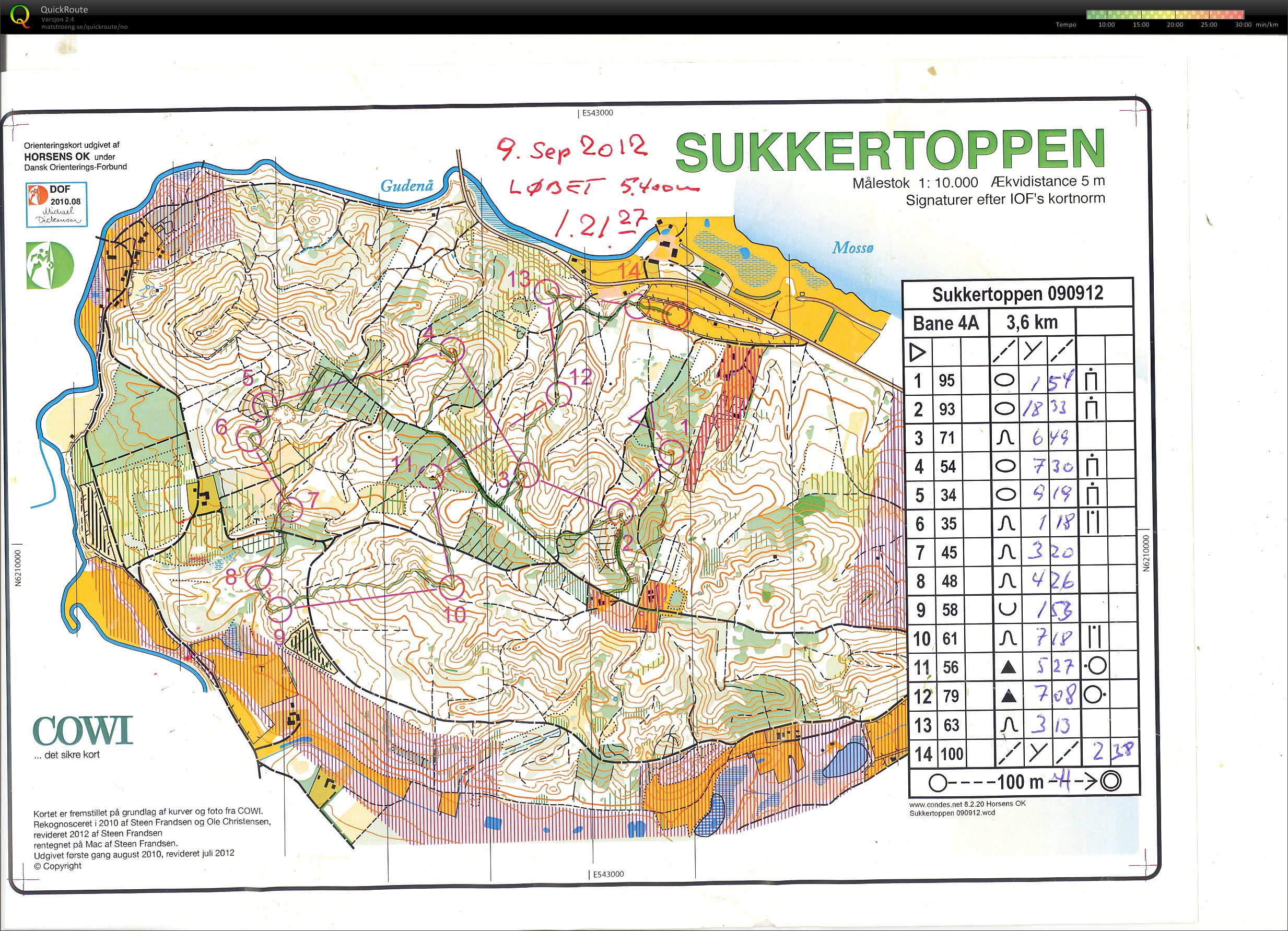 Sukkertoppen Bane 4A  Preben Munk Eriksen (09.09.2012)