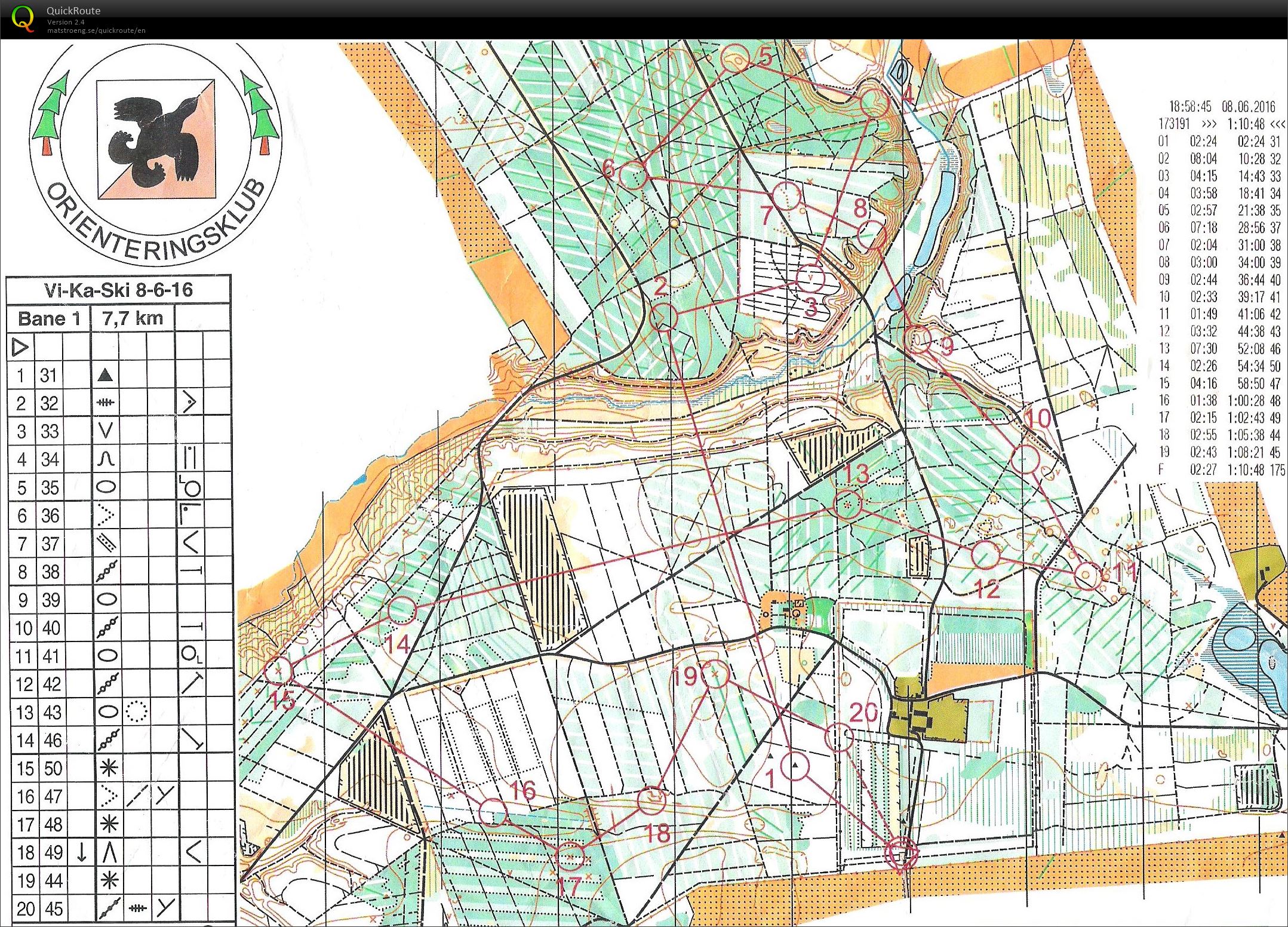 Ulvedal Plantage Bane 1 (08-06-2016)